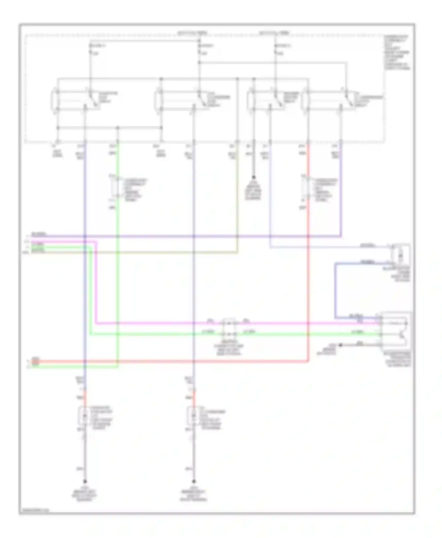 Wiring diagram blu for Acura TSX I (2003-2008) (3 of 61)