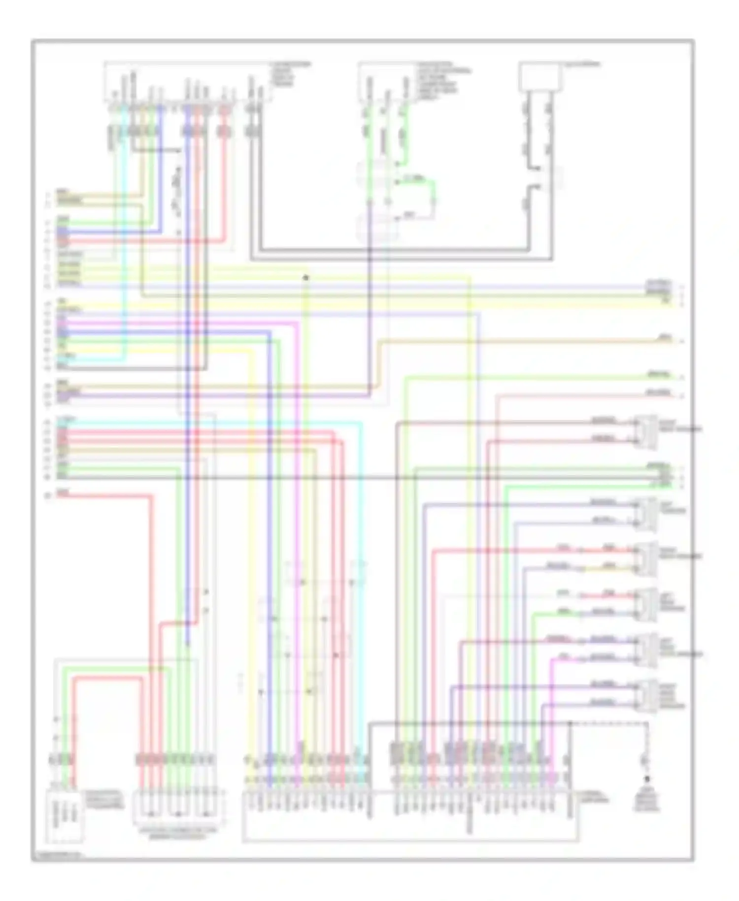 Wiring diagram gry/blu for Acura TSX I (2003-2008) (1 of 6)