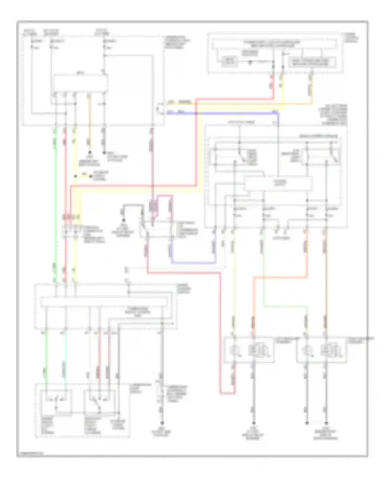 Wiring diagram hid unit lo for Acura TSX I (2003-2008) (1 of 2)
