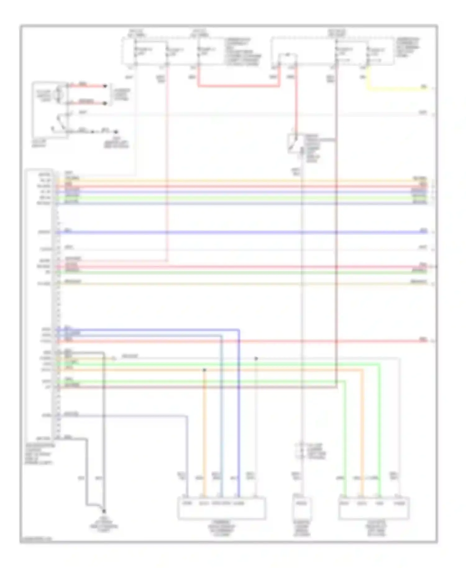 Wiring diagram hot at all times for Acura TSX I (2003-2008) (2 of 40)