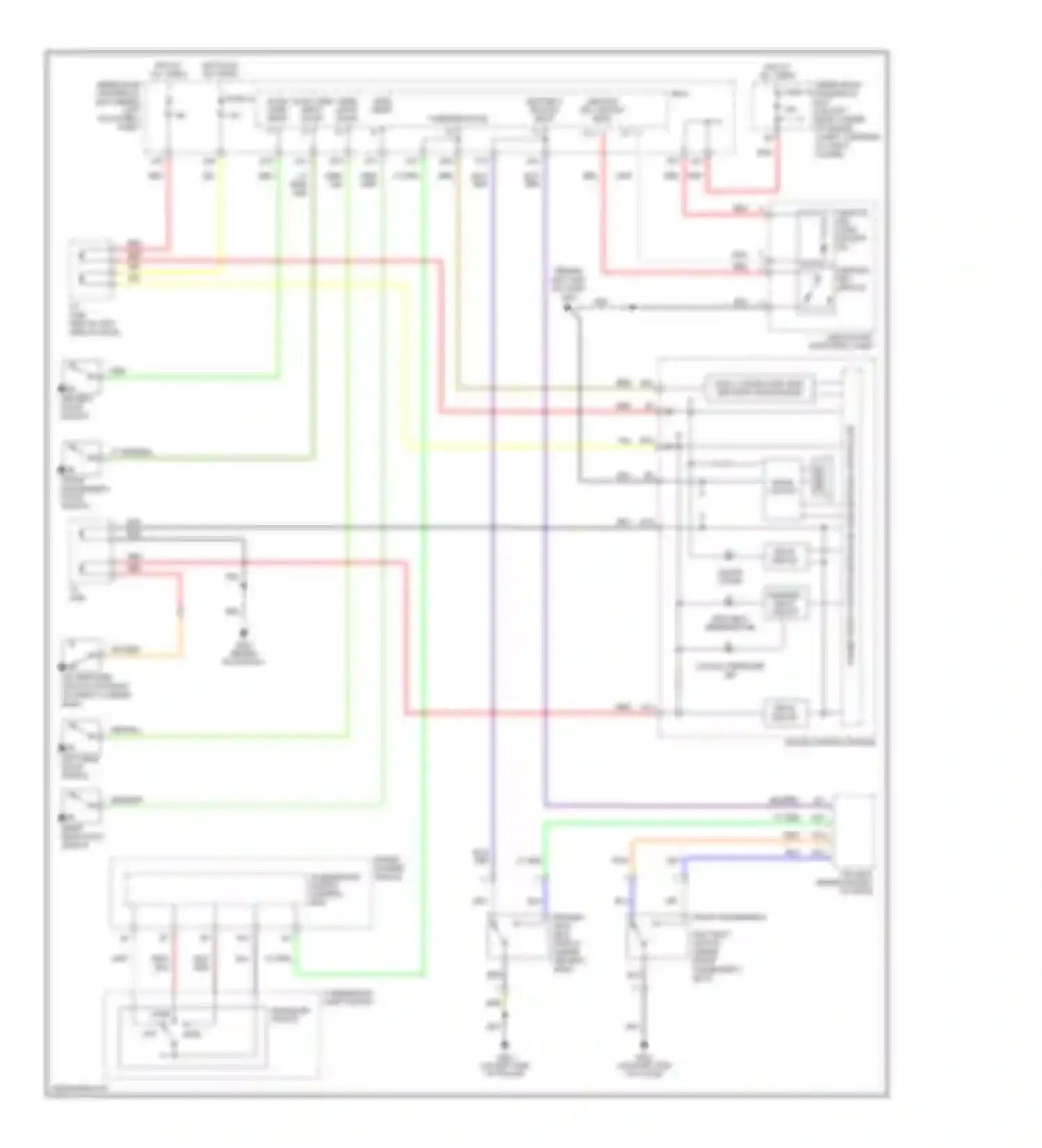 Wiring diagram ignition key switch input for Acura TSX I (2003-2008) (1 of 1)