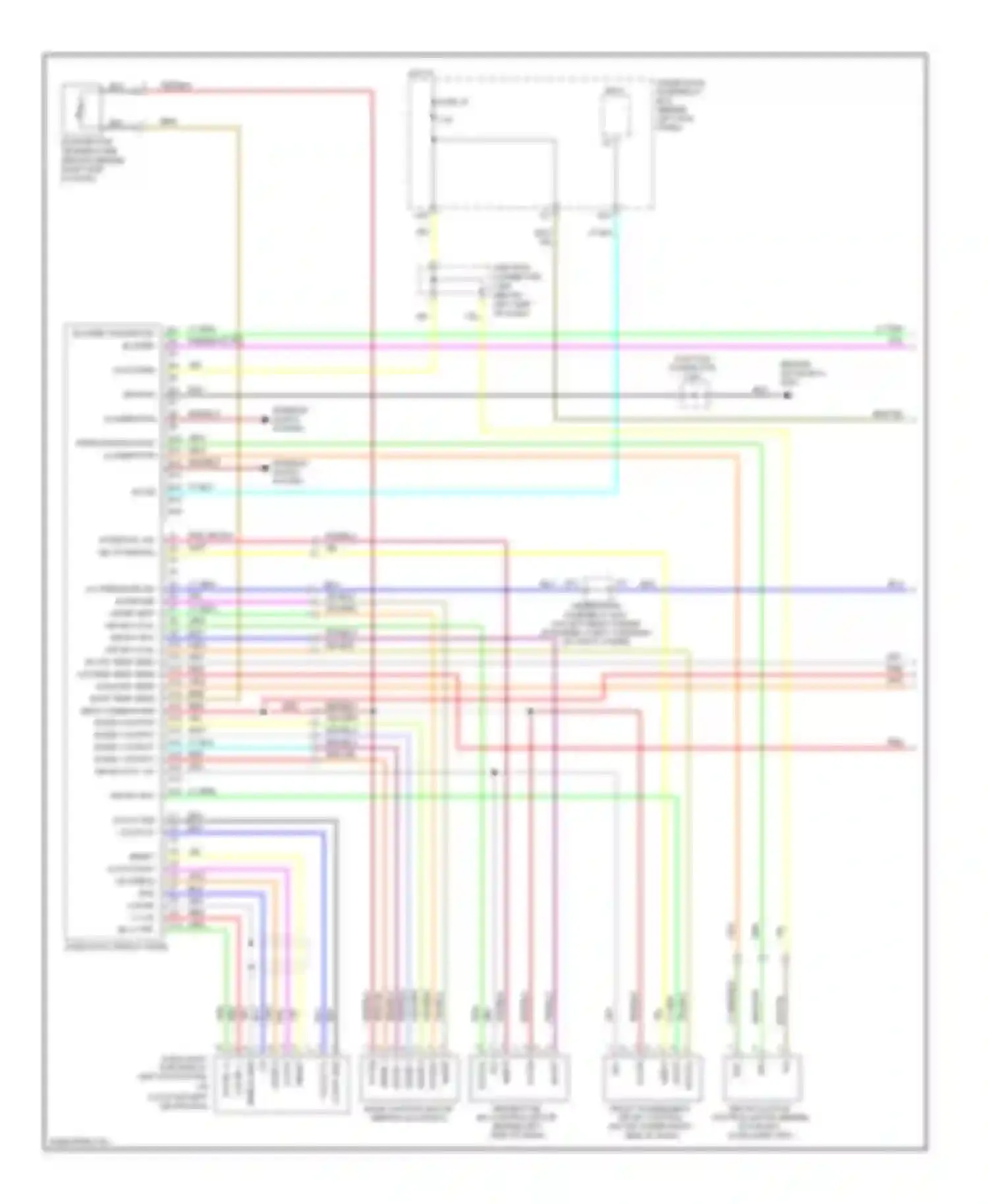 Wiring diagram m-def for Acura TSX I (2003-2008) (1 of 1)
