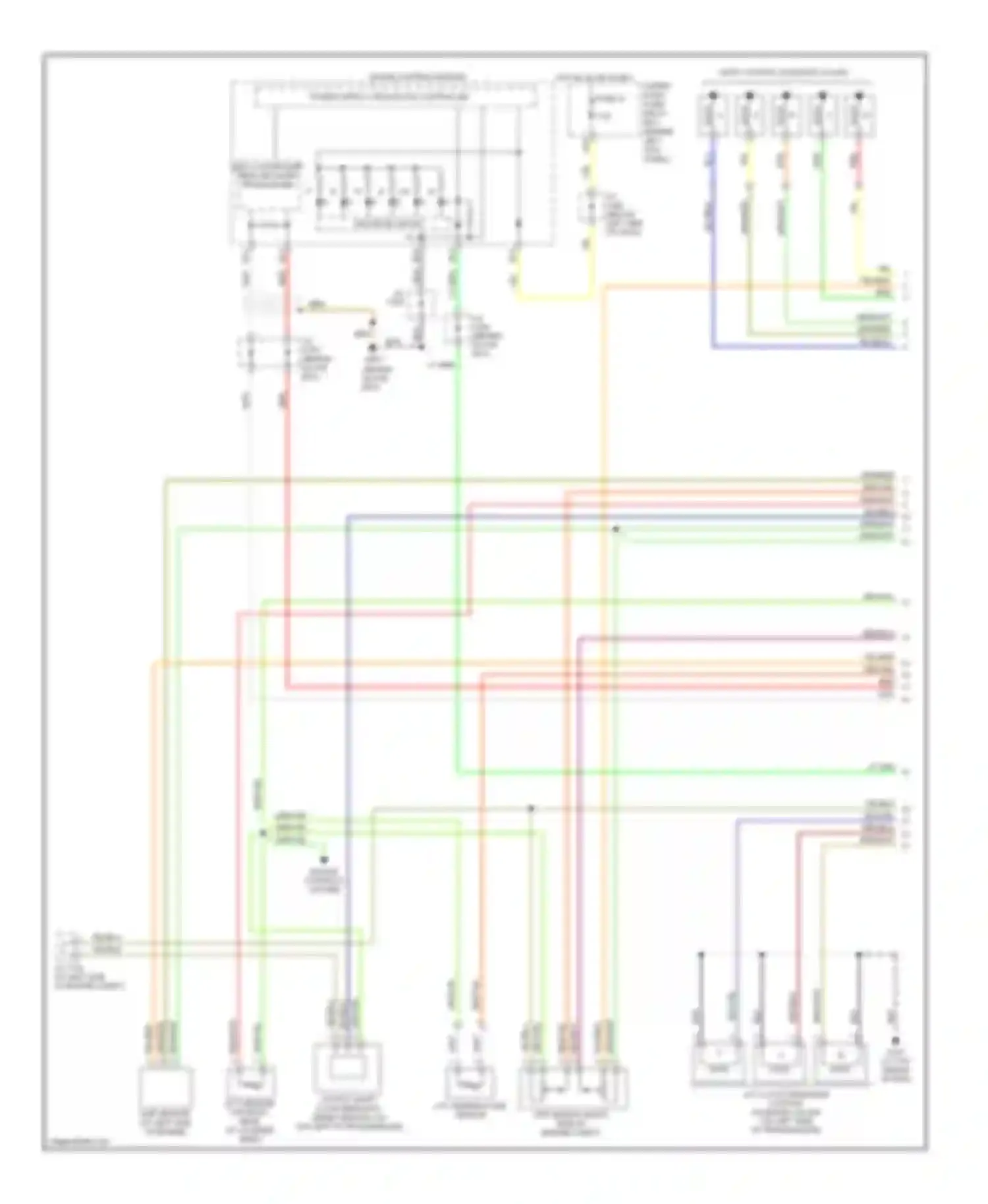 Wiring diagram power supply circuit/can controller for Acura TSX I (2003-2008) (1 of 2)