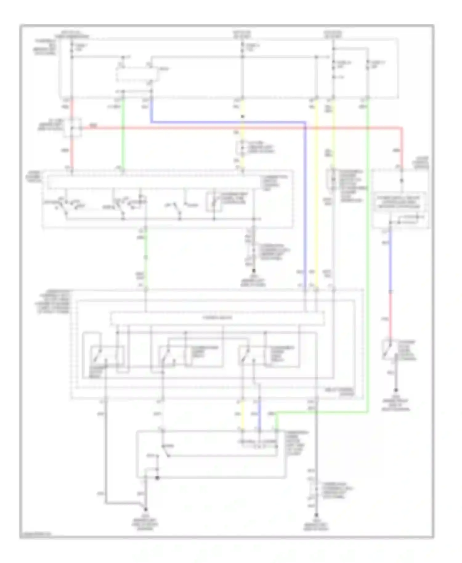 Wiring diagram red for Acura TSX I (2003-2008) (65 of 65)