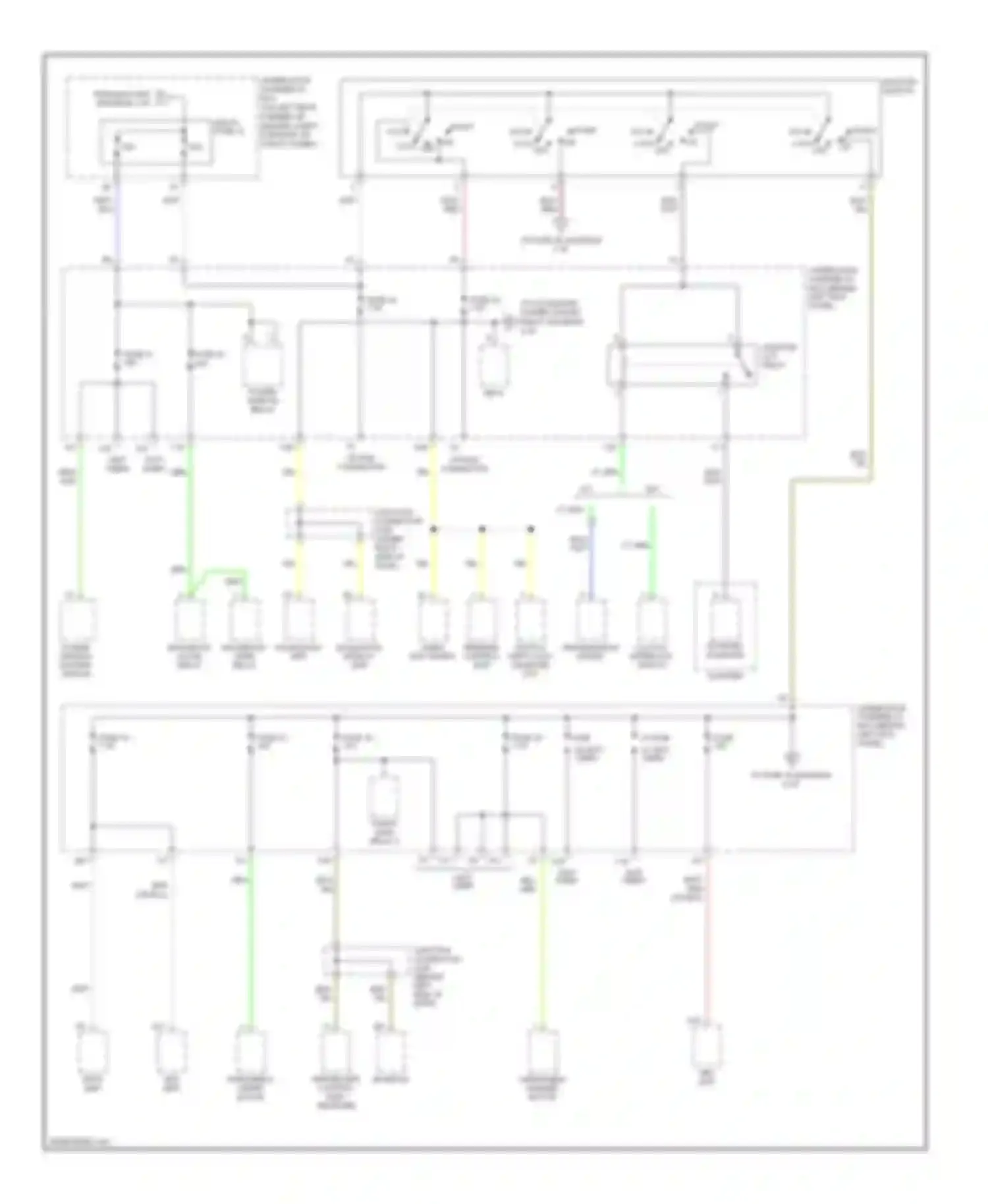 Wiring diagram starter cut relay for Acura TSX I (2003-2008) (1 of 2)