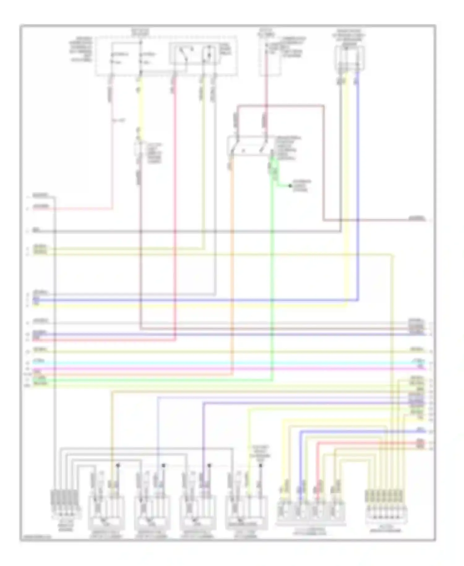 TSX Acura II (2008-2014): Wiring diagram engine performance 2.4l (2 of 6)