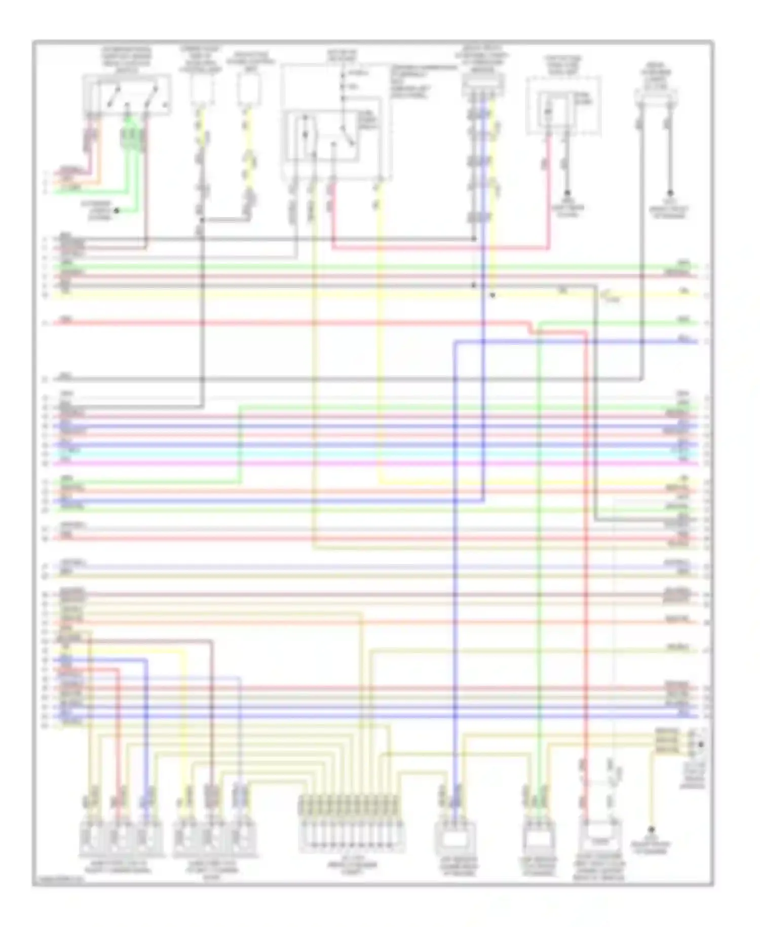 TSX Acura II (2008-2014): Wiring diagram engine performance 3.5l (2 of 6)