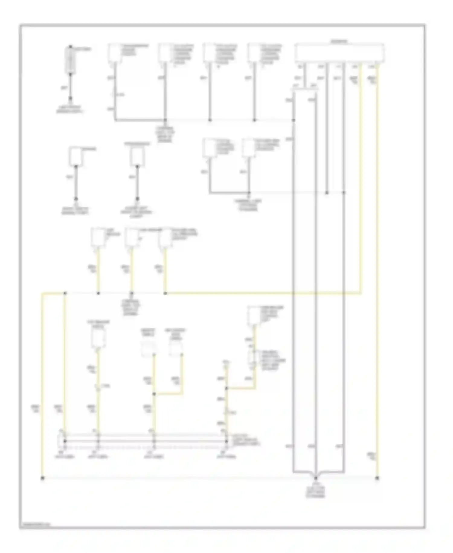 TSX Acura II (2008-2014): Ground distribution circuit (1 of 6)