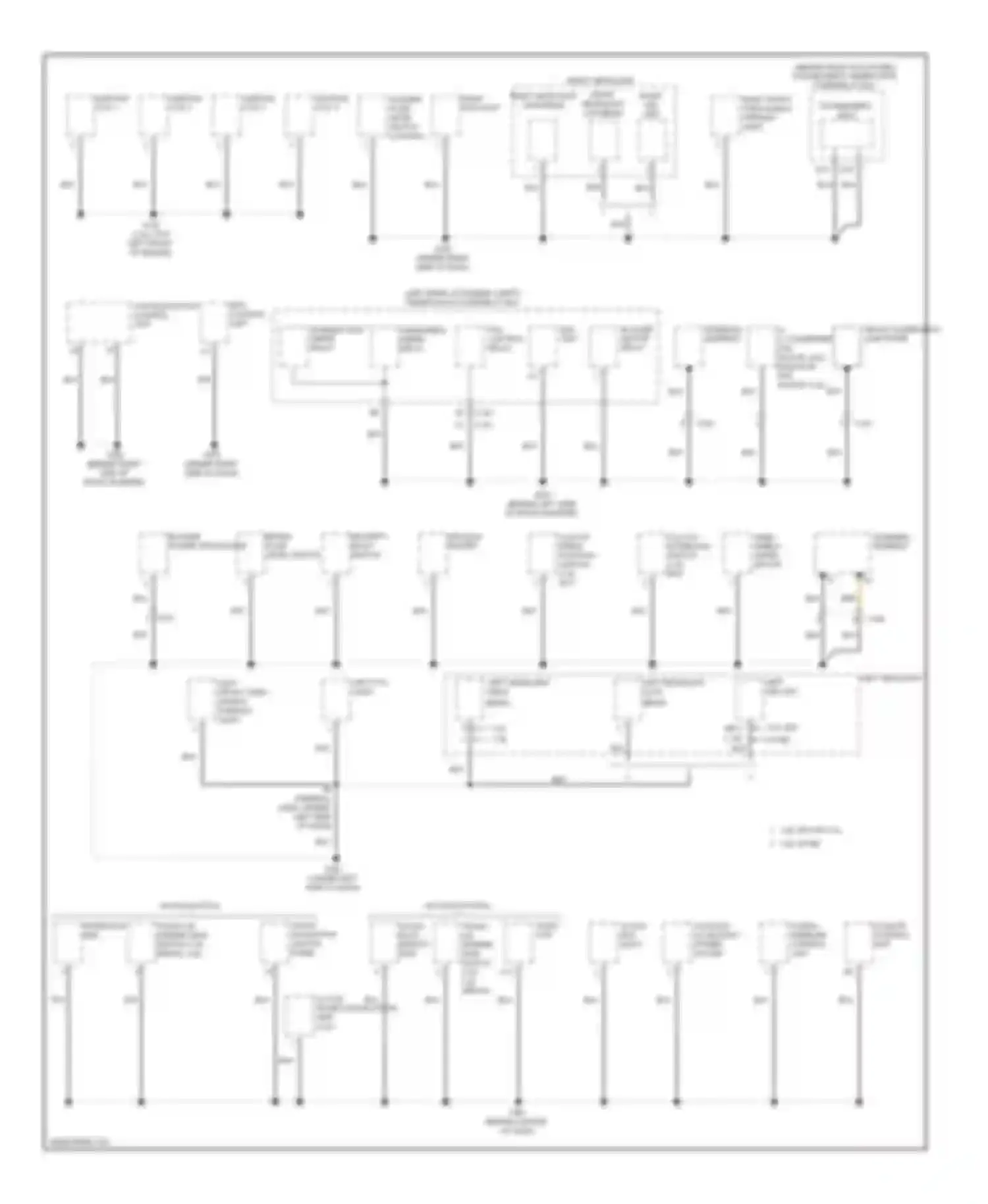 TSX Acura II (2008-2014): Ground distribution circuit (3 of 6)