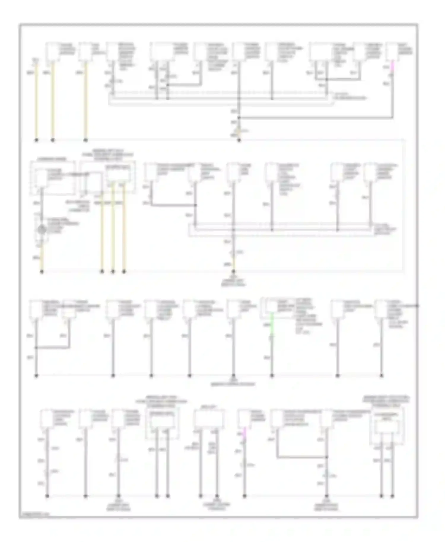 TSX Acura II (2008-2014): Ground distribution circuit (4 of 6)