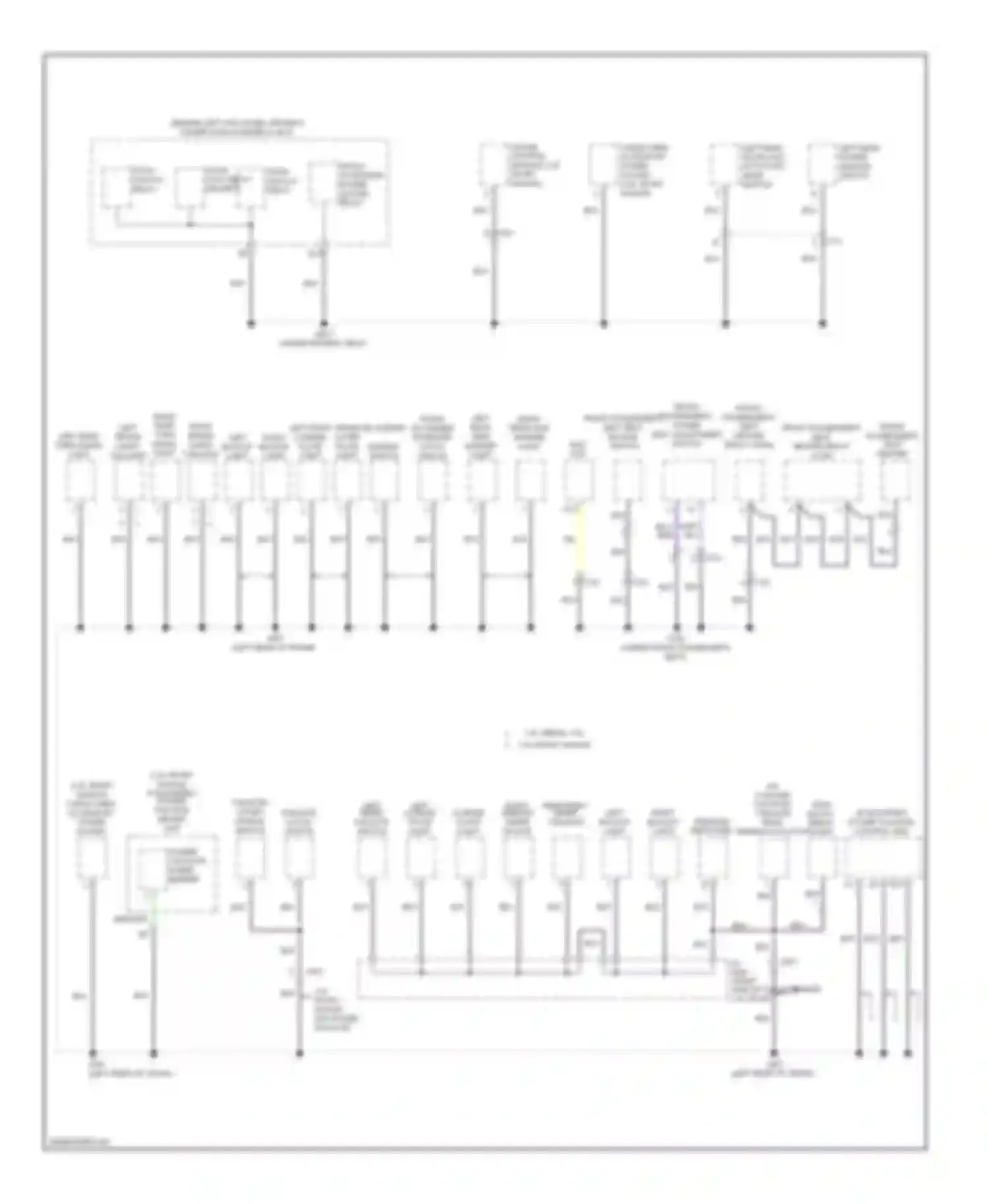 TSX Acura II (2008-2014): Ground distribution circuit (5 of 6)