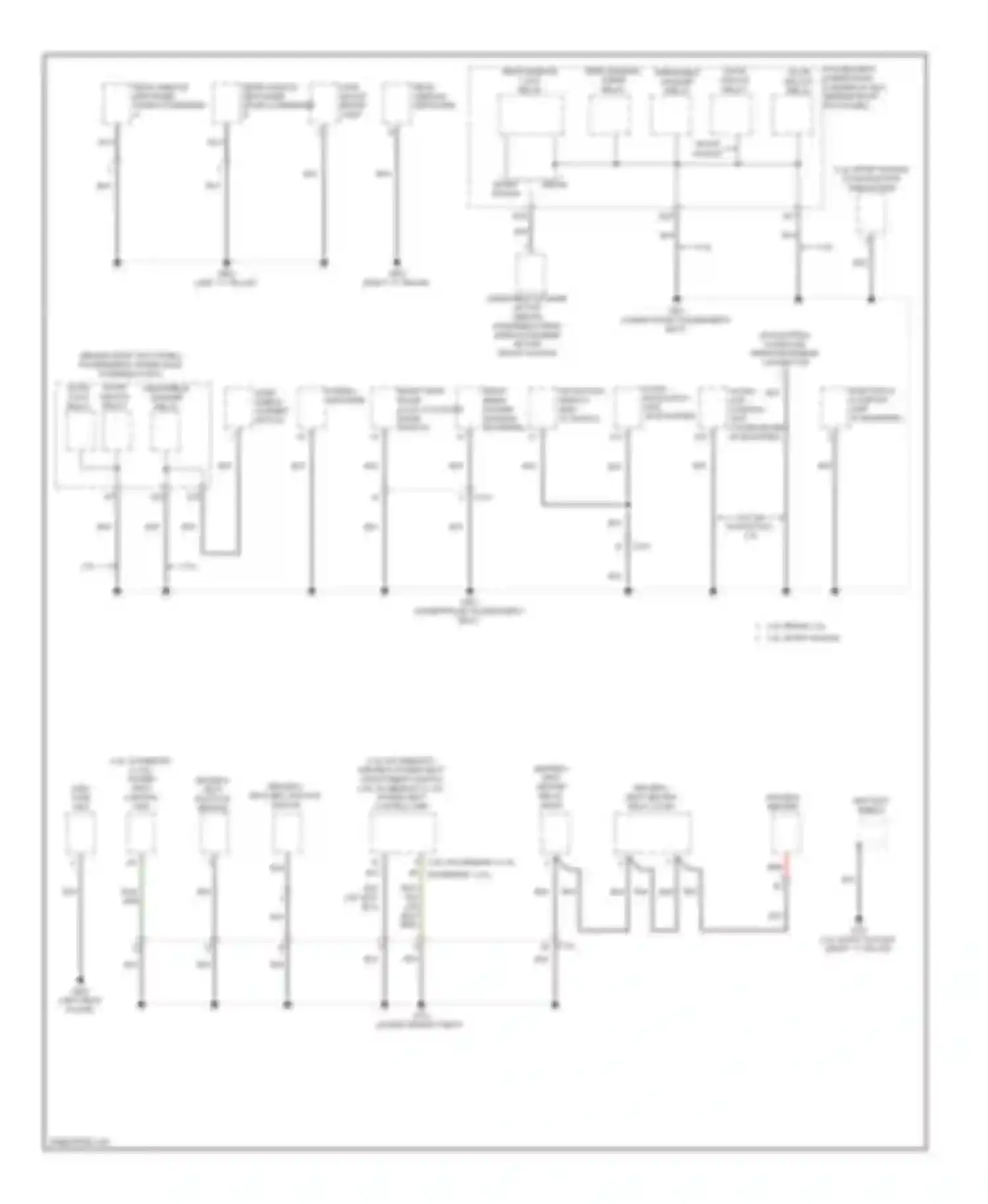 TSX Acura II (2008-2014): Ground distribution circuit (6 of 6)