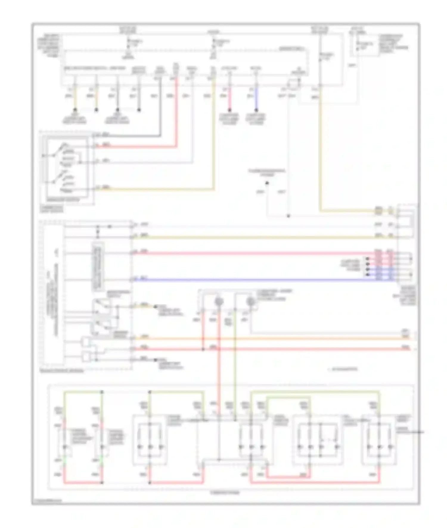 TSX Acura II (2008-2014): Instrument illumination circuit (1 of 2)