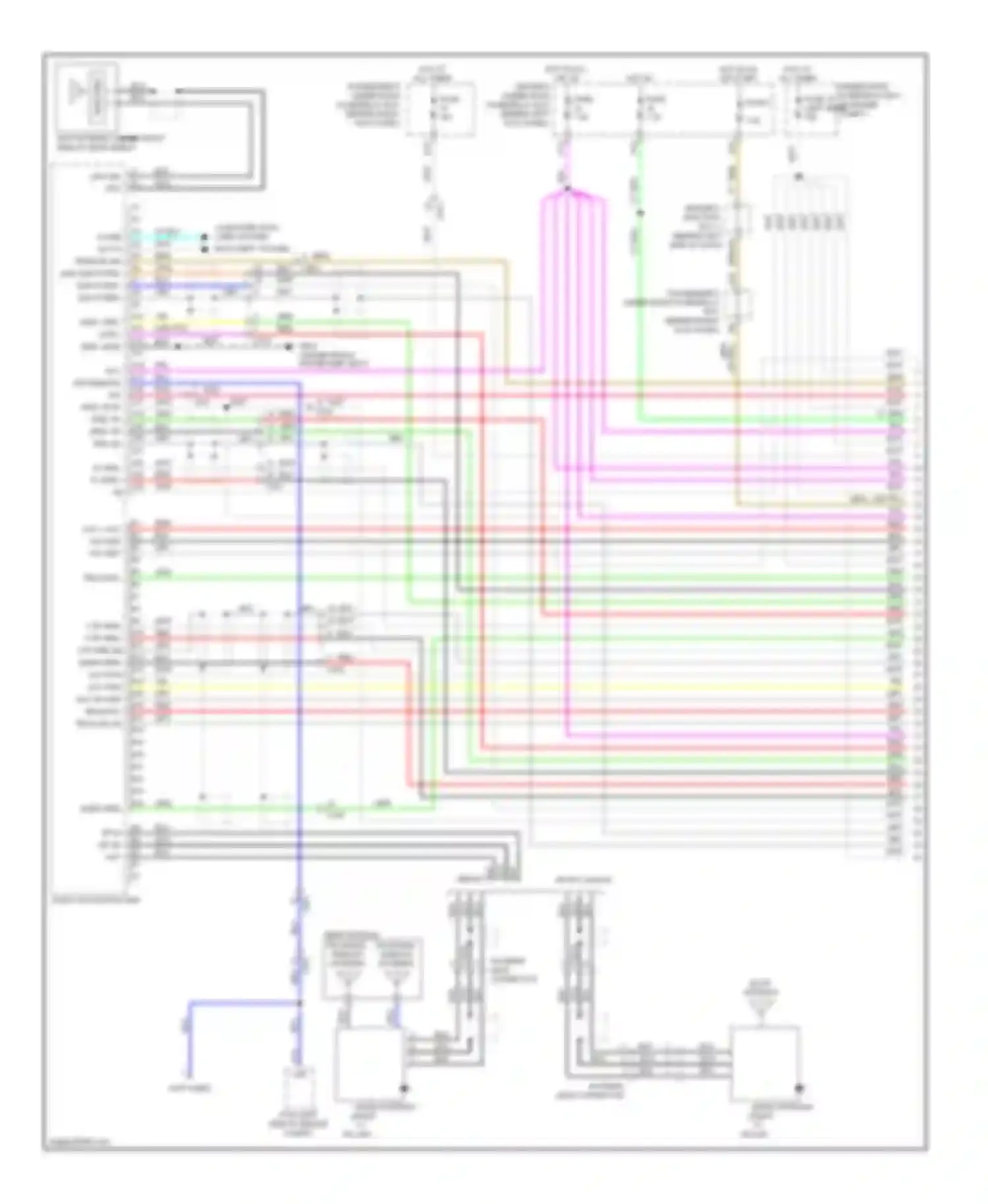 TSX Acura II (2008-2014): Navigation circuit (1 of 7)