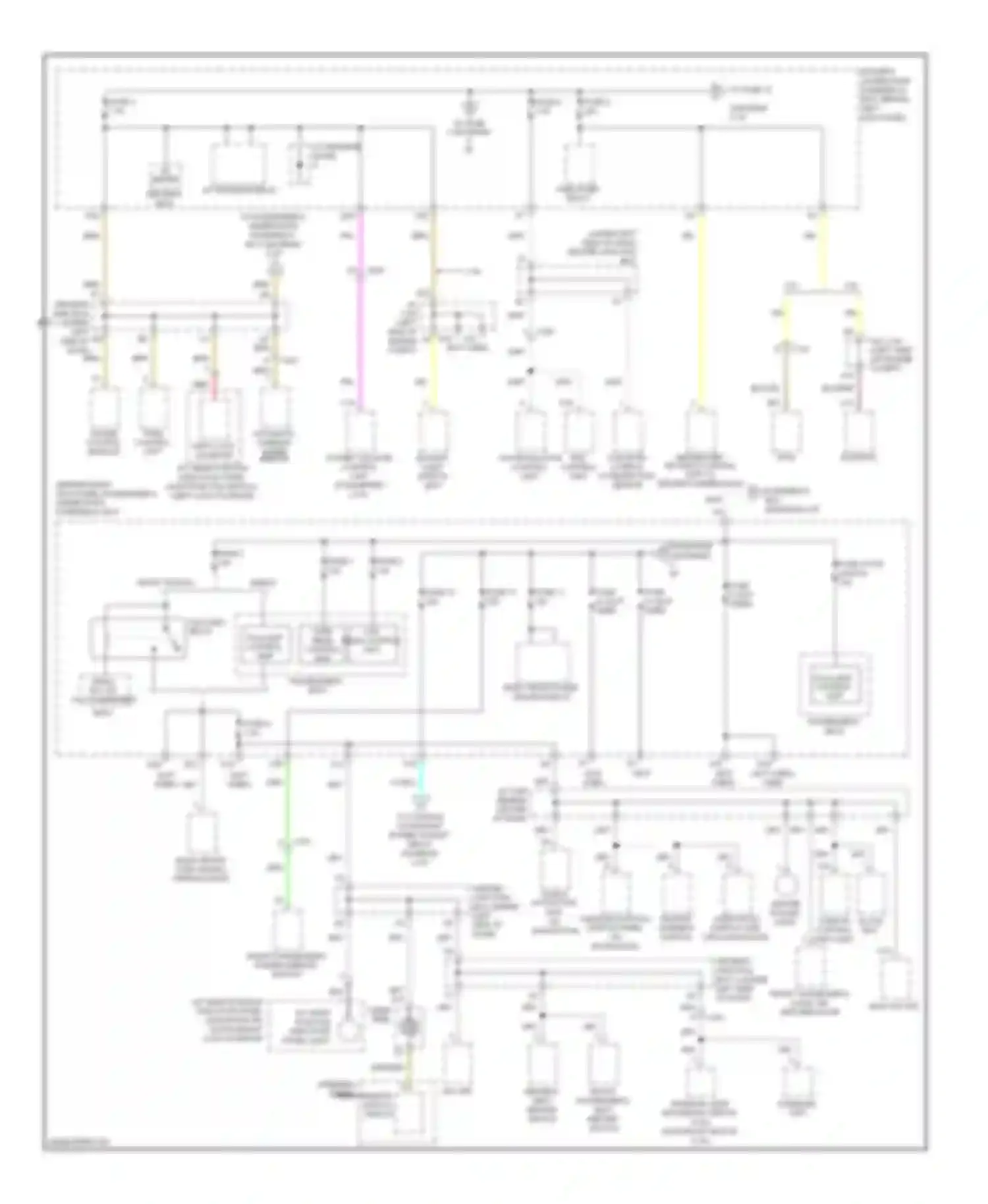 TSX Acura II (2008-2014): Power distribution circuit (3 of 6)