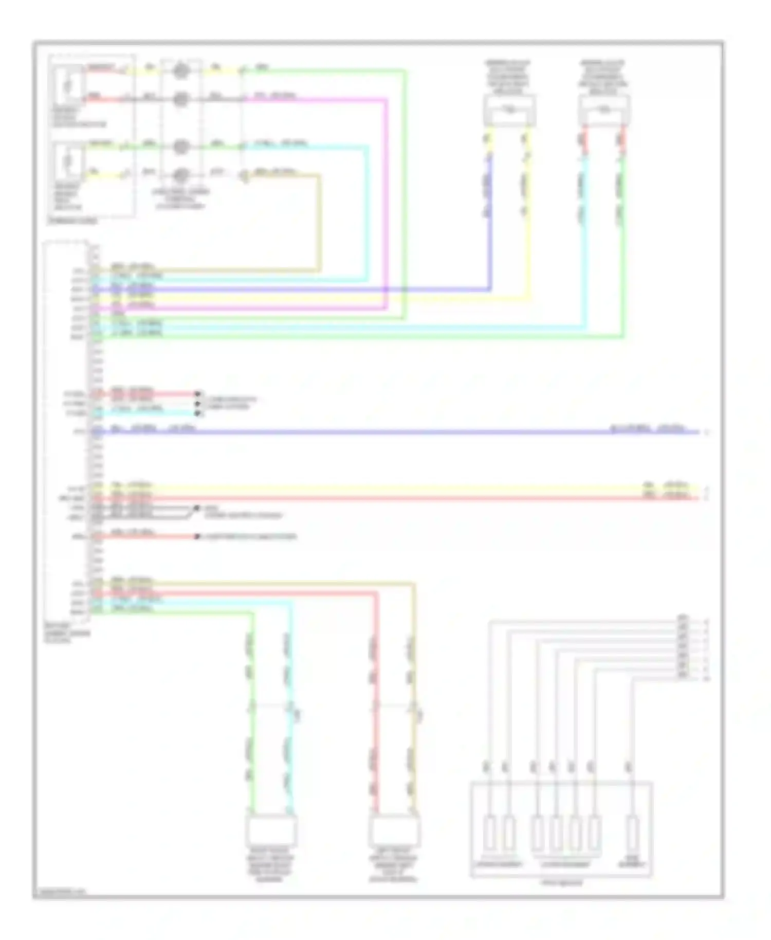 TSX Acura II (2008-2014): Supplemental restraints circuit (1 of 3)