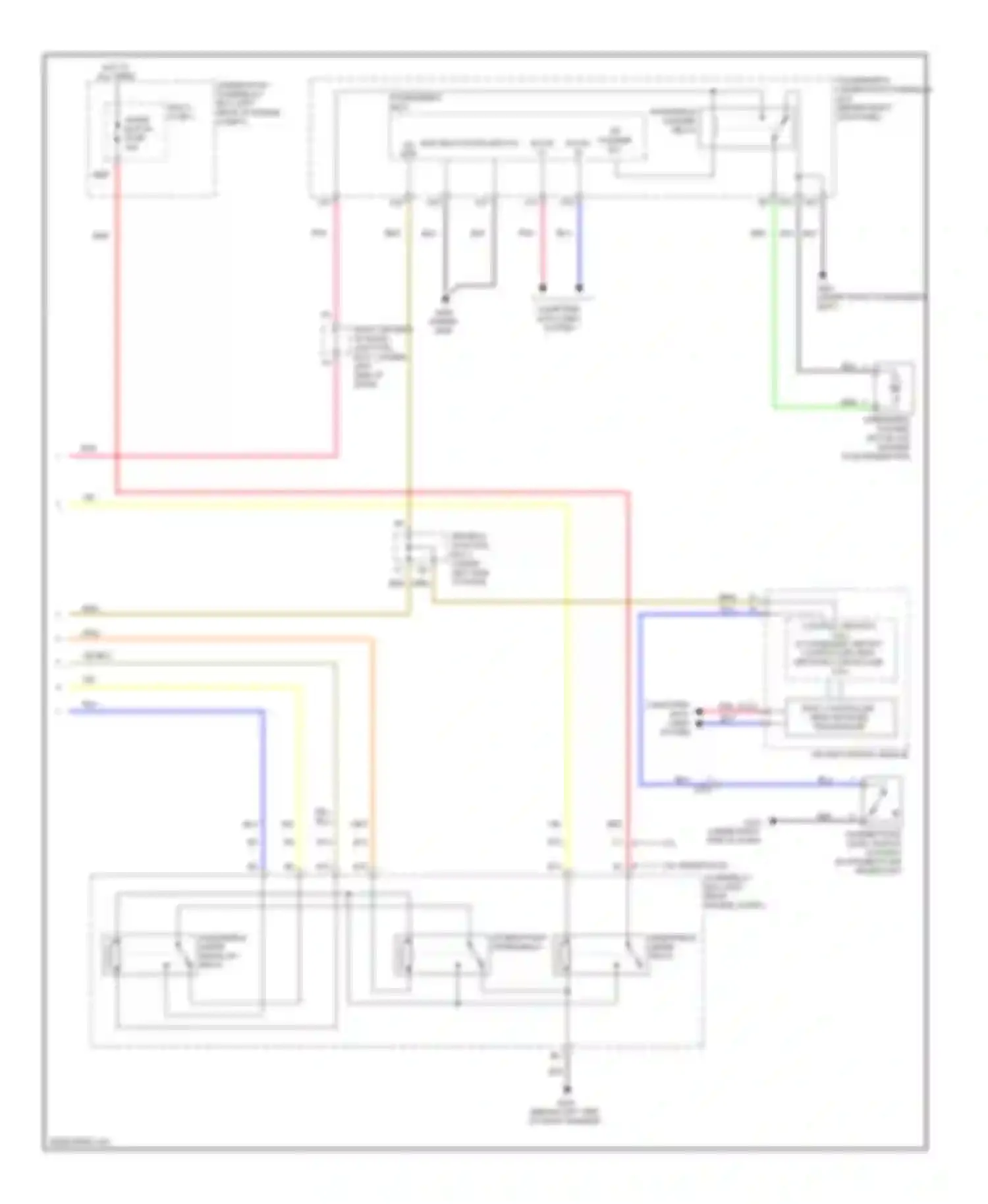 TSX Acura II (2008-2014): Front wiper/washer circuit (2 of 2)