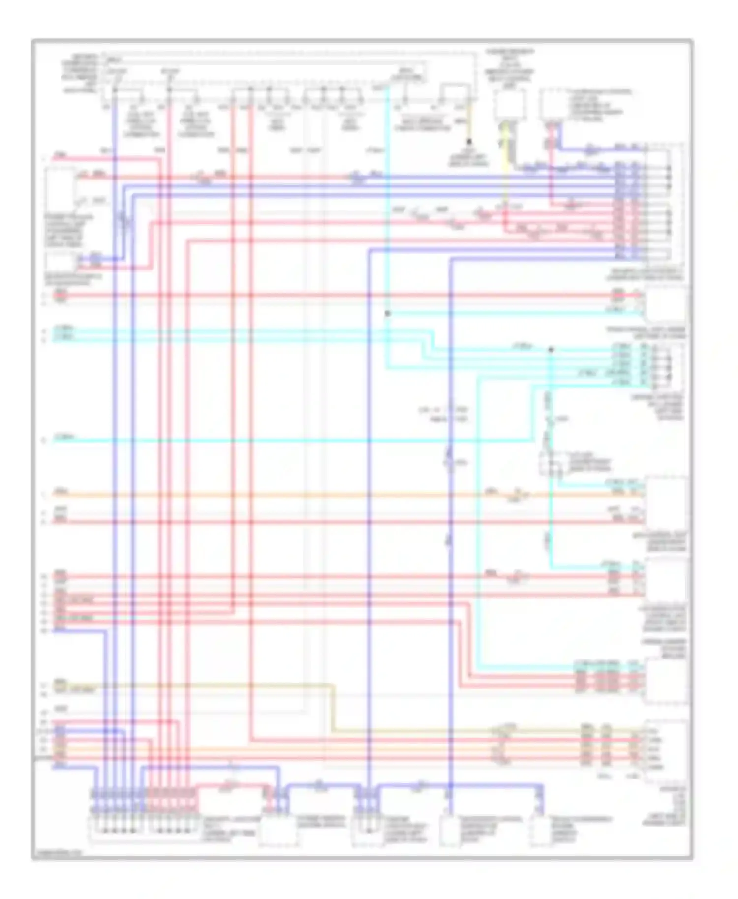 Wiring diagram 2.4l 3.5l for Acura TSX II (2008-2014) (2 of 11)