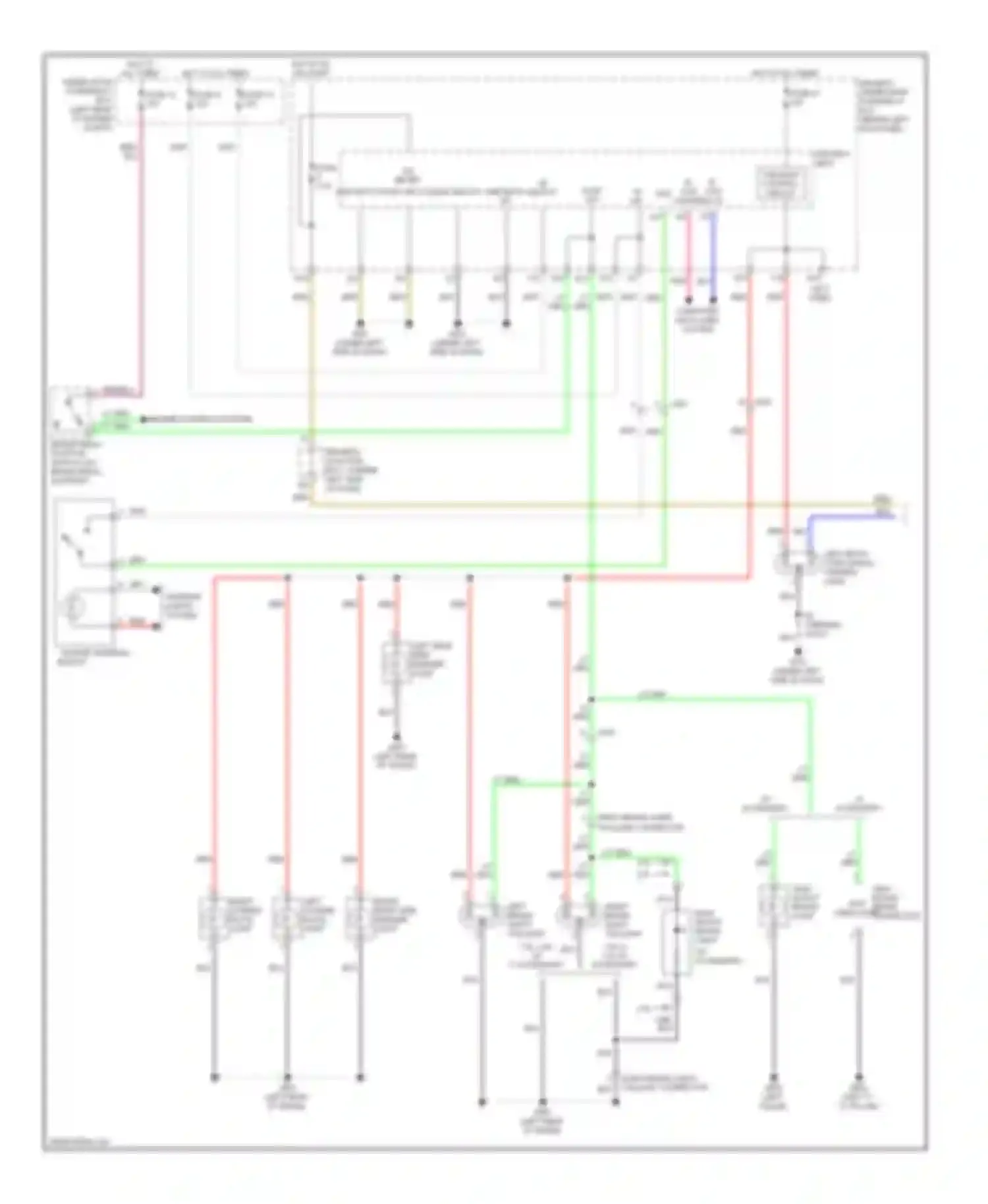 Wiring diagram b- b- can can haz lo hi hazard sw for Acura TSX II (2008-2014) (1 of 1)