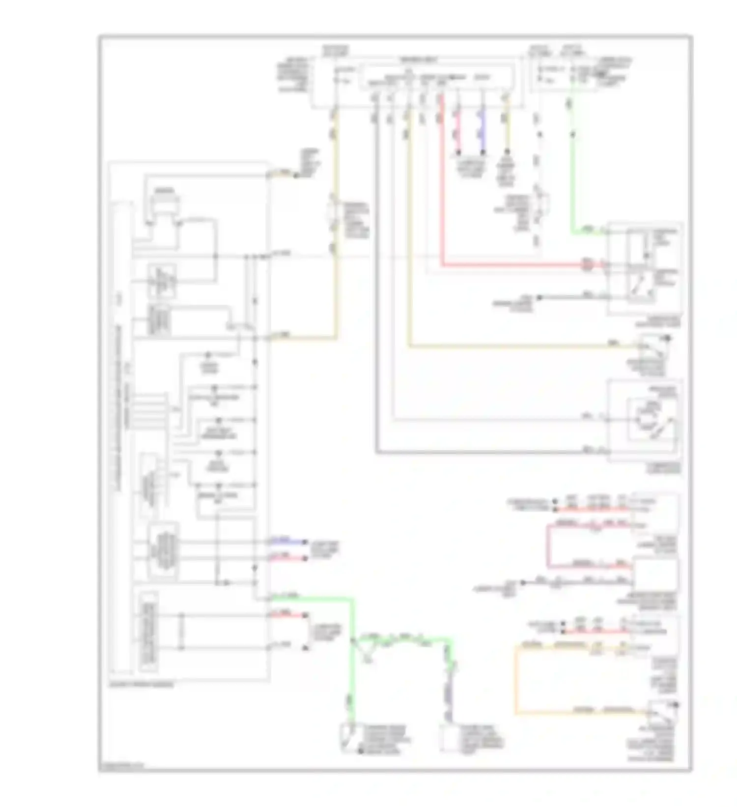 Wiring diagram combination light switch for Acura TSX II (2008-2014) (1 of 5)
