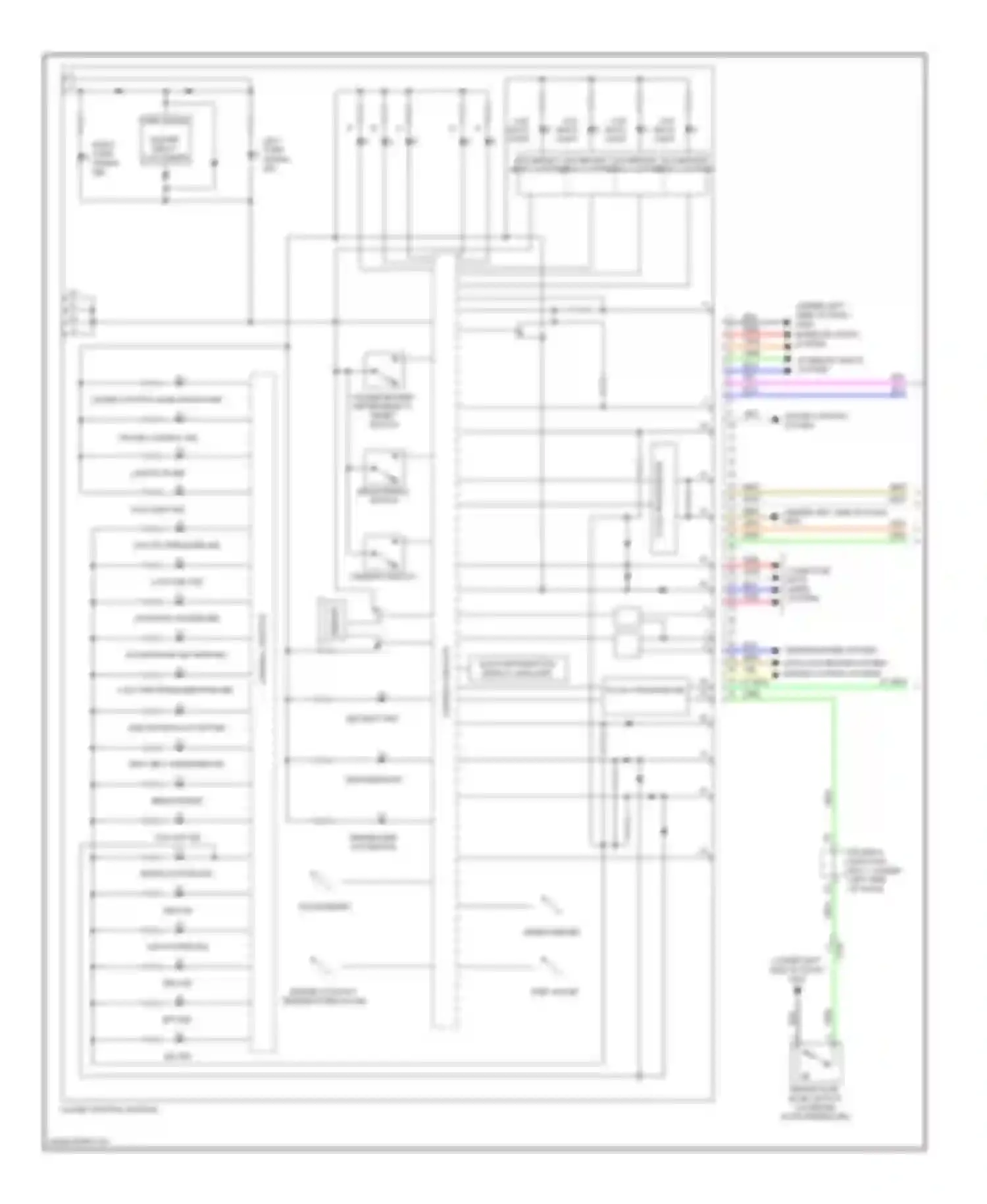 Wiring diagram cruise control main switch ind for Acura TSX II (2008-2014) (4 of 4)