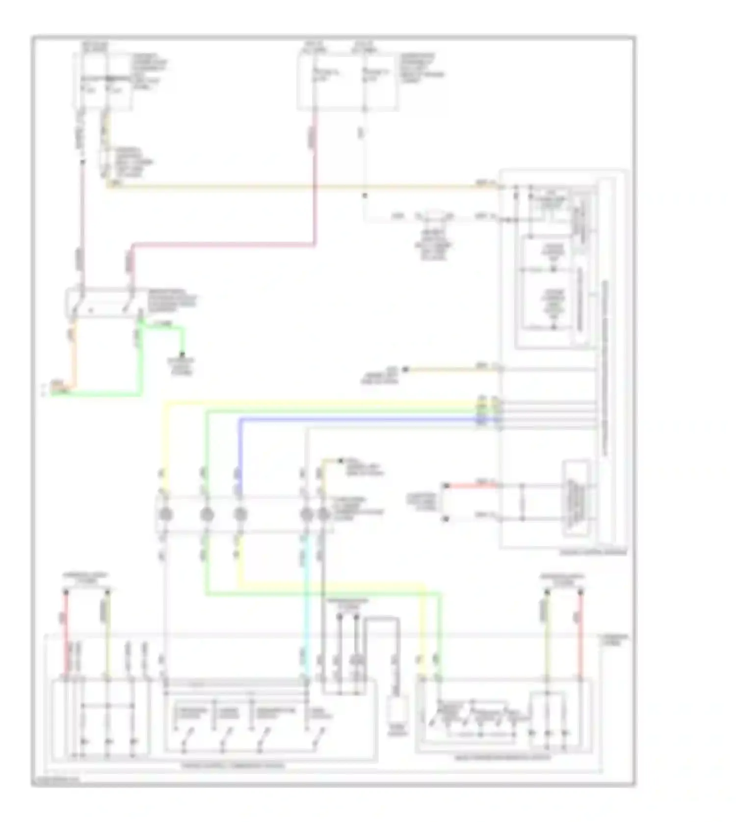 Wiring diagram driver's under-dash fuse/relay box for Acura TSX II (2008-2014) (2 of 7)