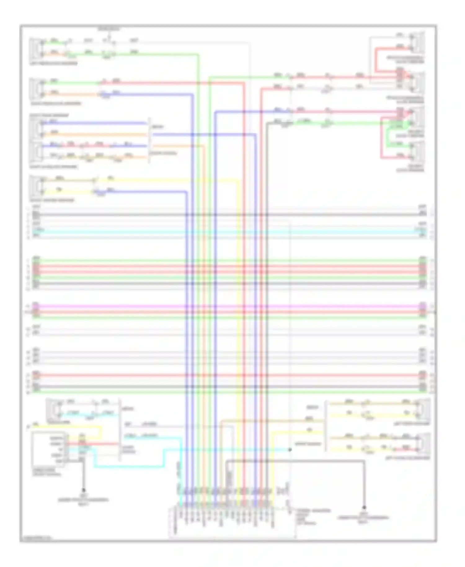 Wiring diagram fl sp+ for Acura TSX II (2008-2014) (1 of 3)