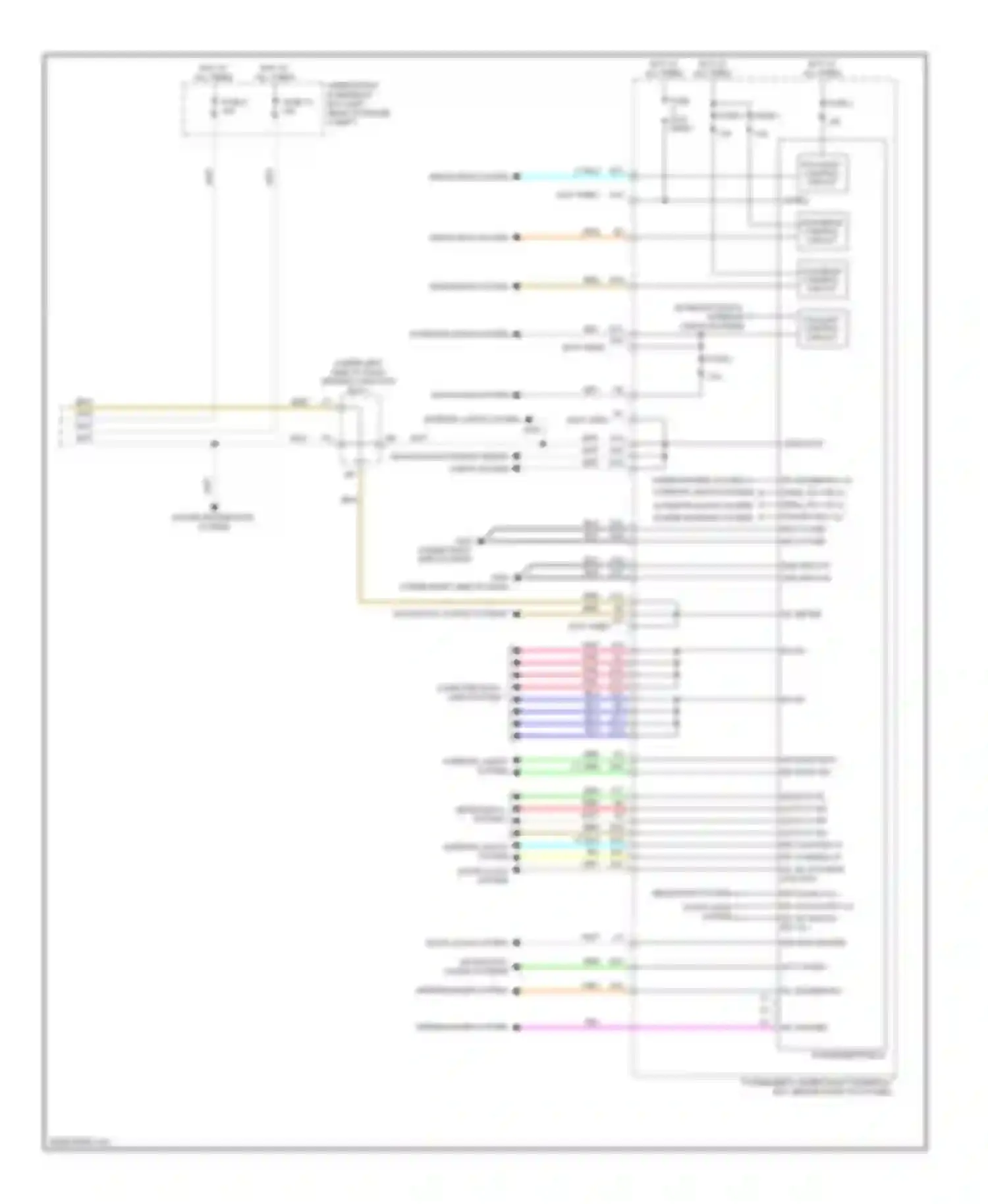 Wiring diagram fog light control circuit for Acura TSX II (2008-2014) (2 of 4)