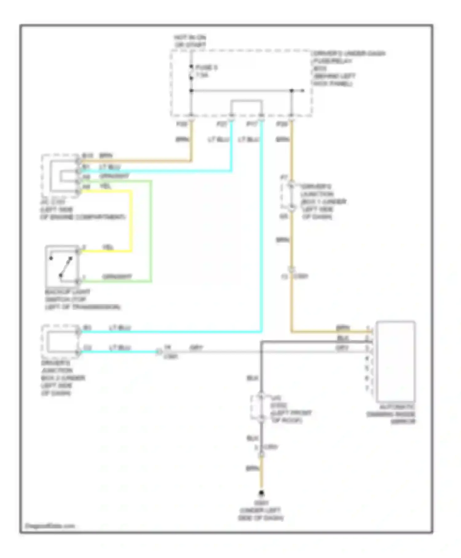 Wiring diagram fuse 5 for Acura TSX II (2008-2014) (11 of 32)