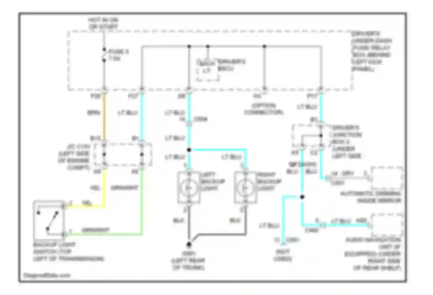 Wiring diagram grn/wht for Acura TSX II (2008-2014) (1 of 17)