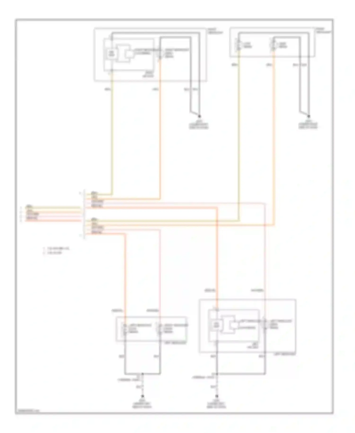 Wiring diagram high beam for Acura TSX II (2008-2014) (1 of 1)