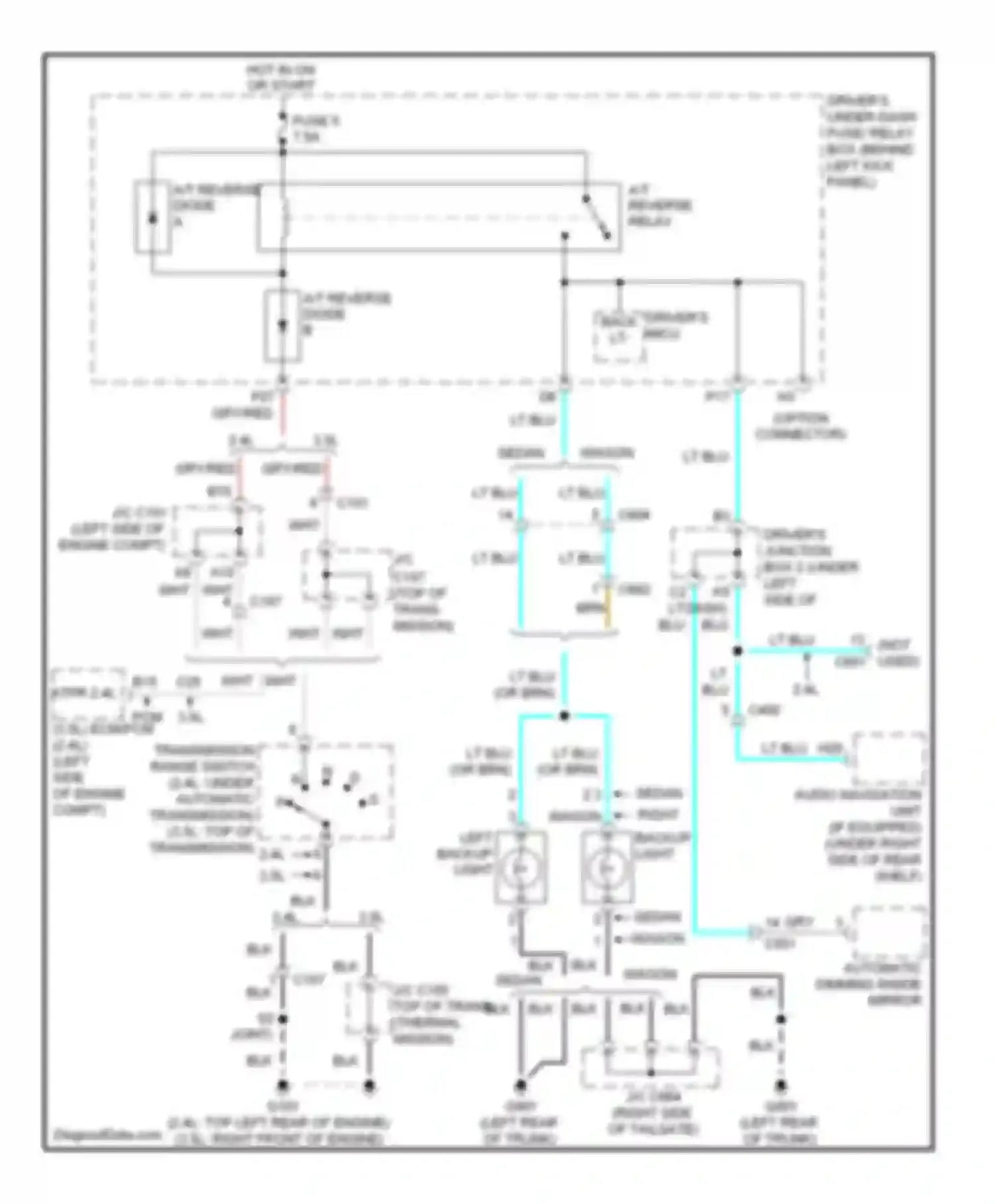 Wiring diagram hot in on or start for Acura TSX II (2008-2014) (13 of 44)