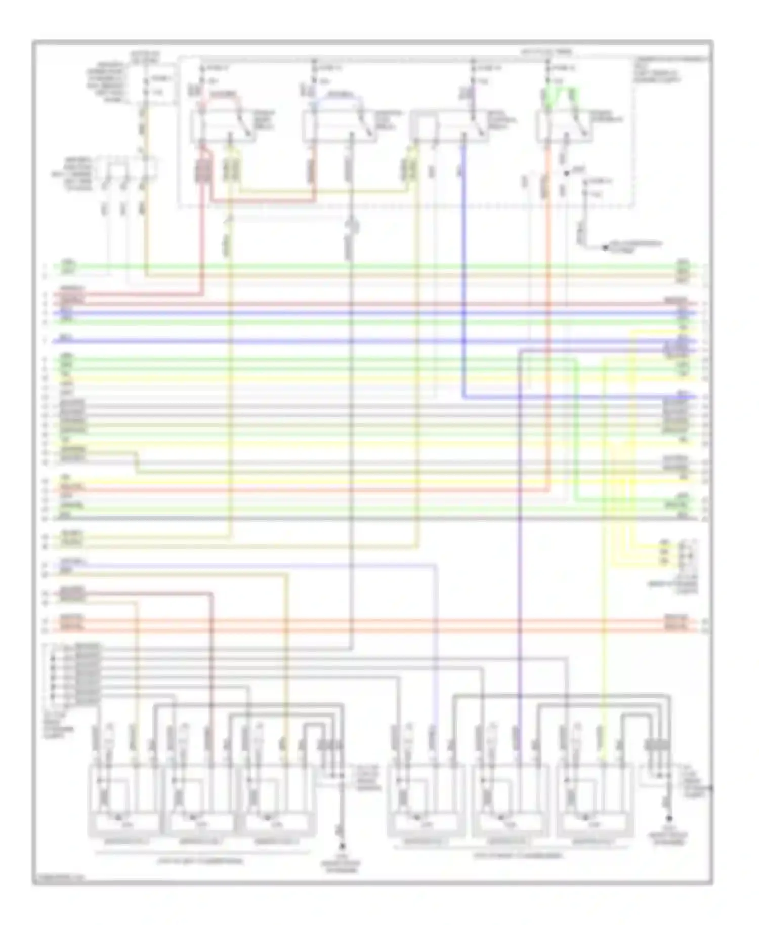 Wiring diagram ignition coil 2 for Acura TSX II (2008-2014) (3 of 3)