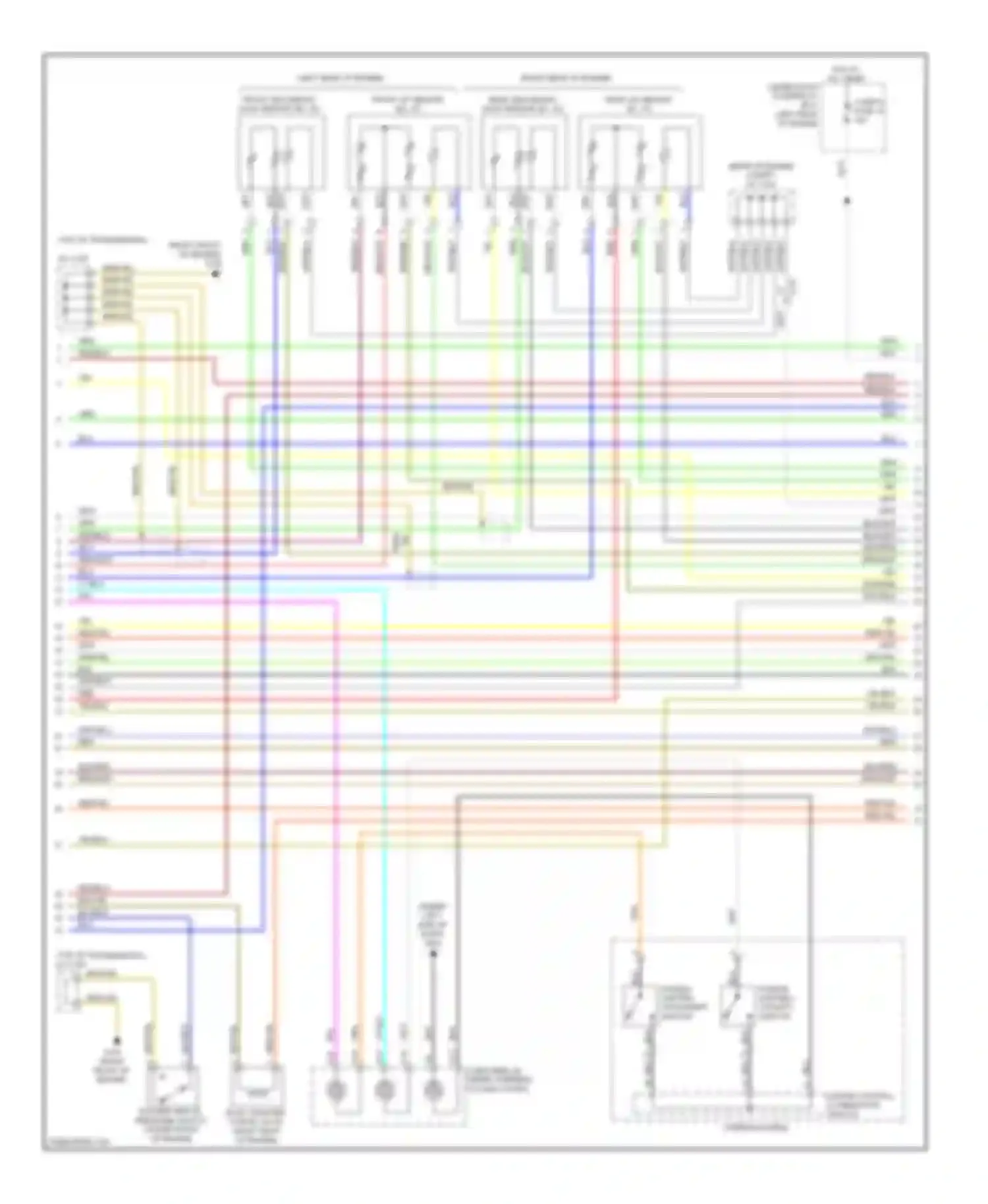 Wiring diagram (right front of engine for Acura TSX II (2008-2014) (7 of 14)