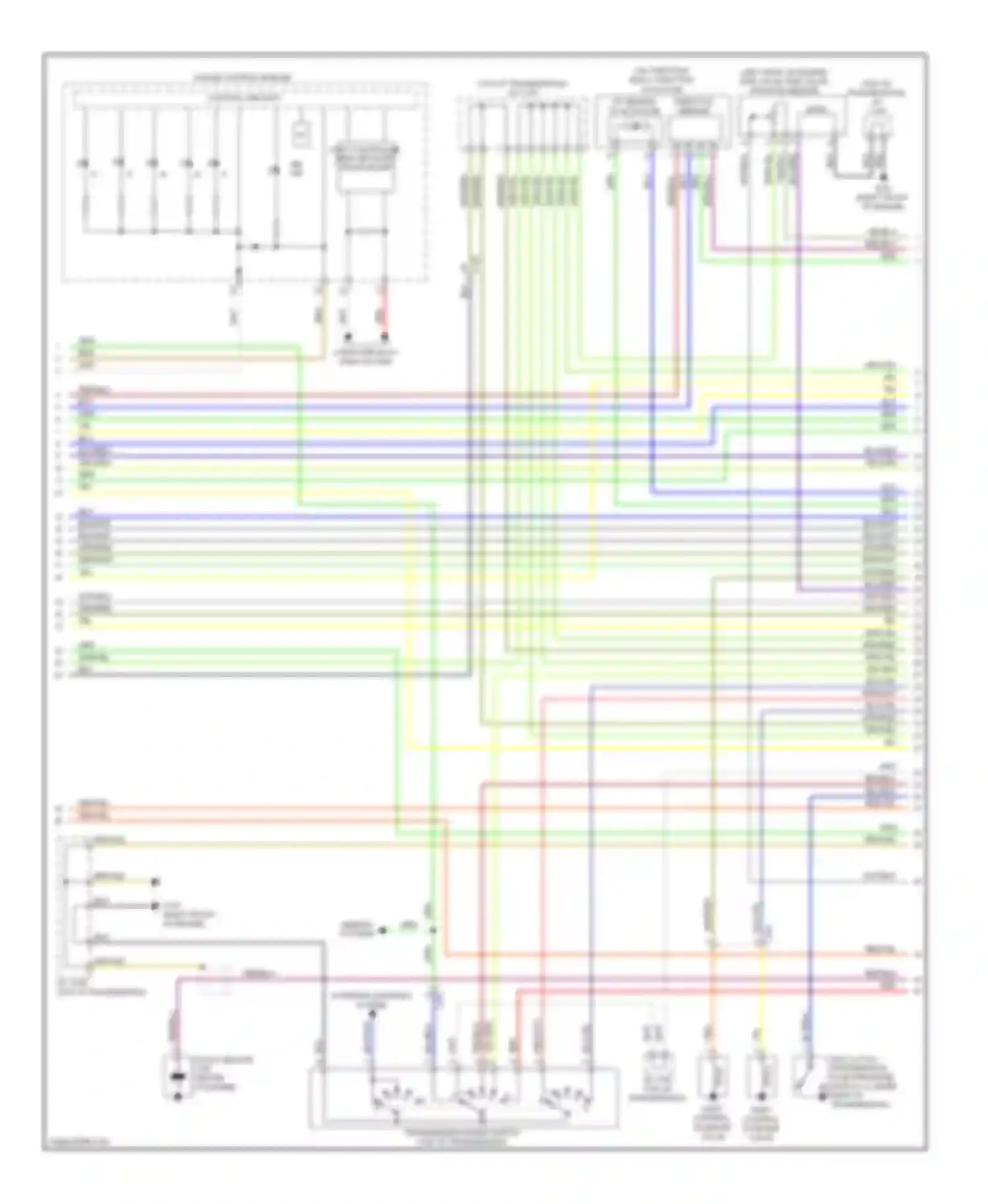 Wiring diagram (right front of engine for Acura TSX II (2008-2014) (9 of 14)