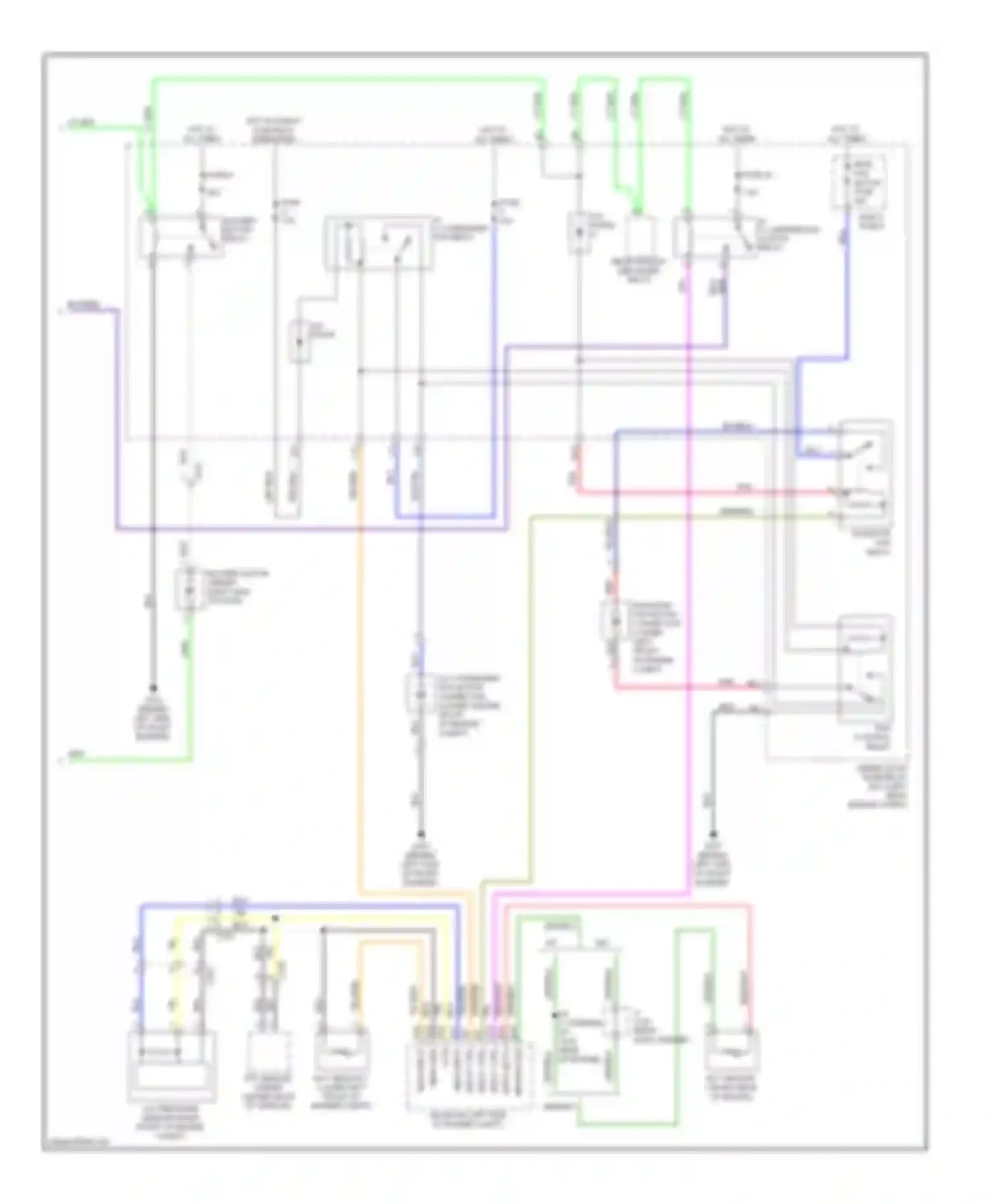 Wiring diagram sens input for Acura TSX II (2008-2014) (1 of 2)
