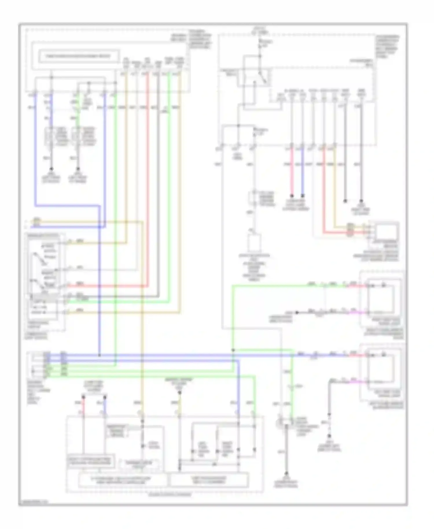 Wiring diagram taillight relay for Acura TSX II (2008-2014) (2 of 3)