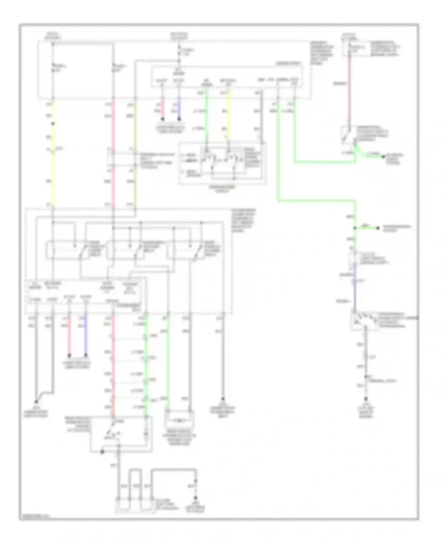 Wiring diagram transmissions system for Acura TSX II (2008-2014) (3 of 3)