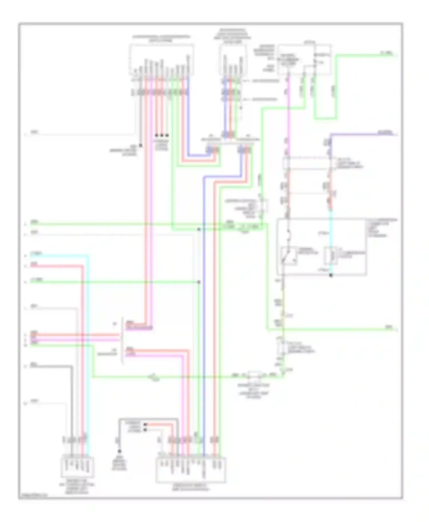 Wiring diagram w/ navigation for Acura TSX II (2008-2014) (1 of 7)