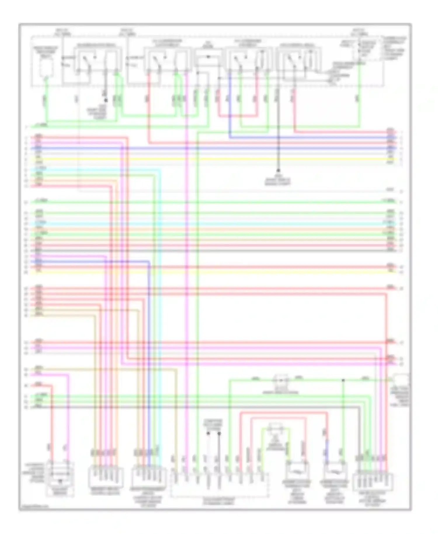 ZDX Acura I (2009-2013): Air conditioning circuit (2 of 3)