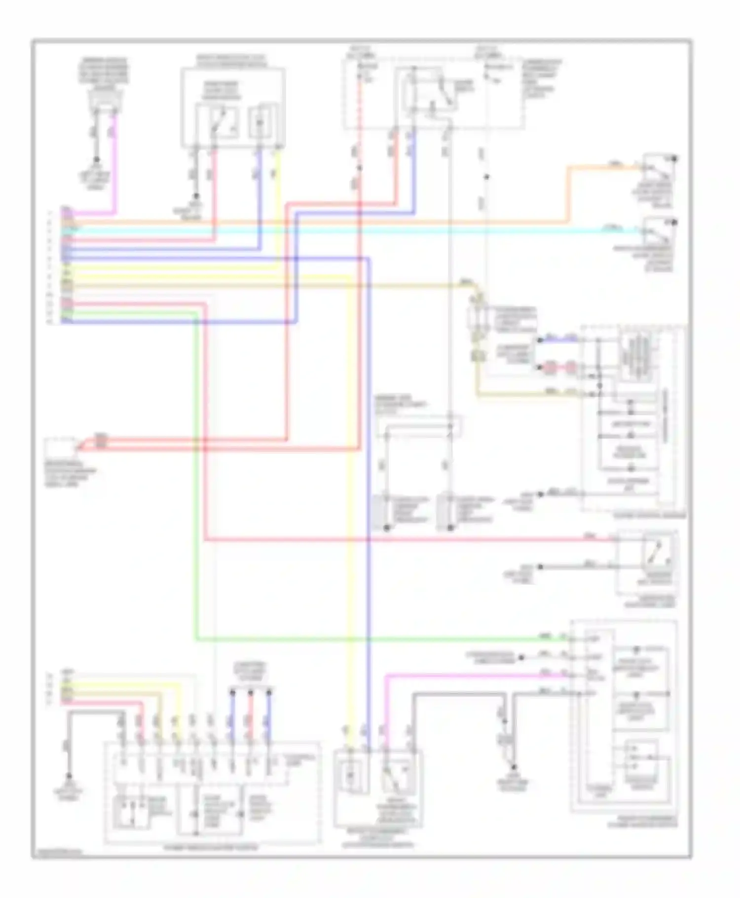 ZDX Acura I (2009-2013): Forced entry circuit, without keyless access (2 of 2)