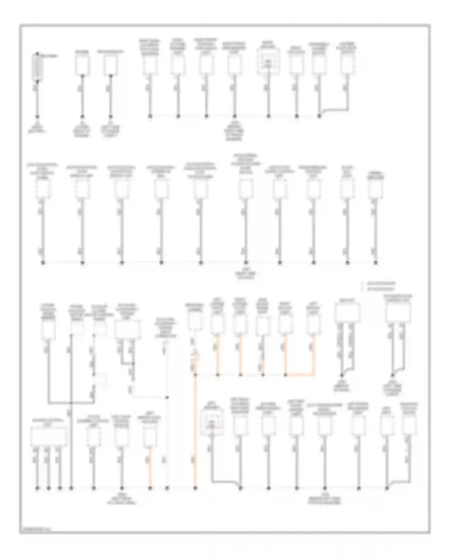 ZDX Acura I (2009-2013): Ground distribution circuit (1 of 5)
