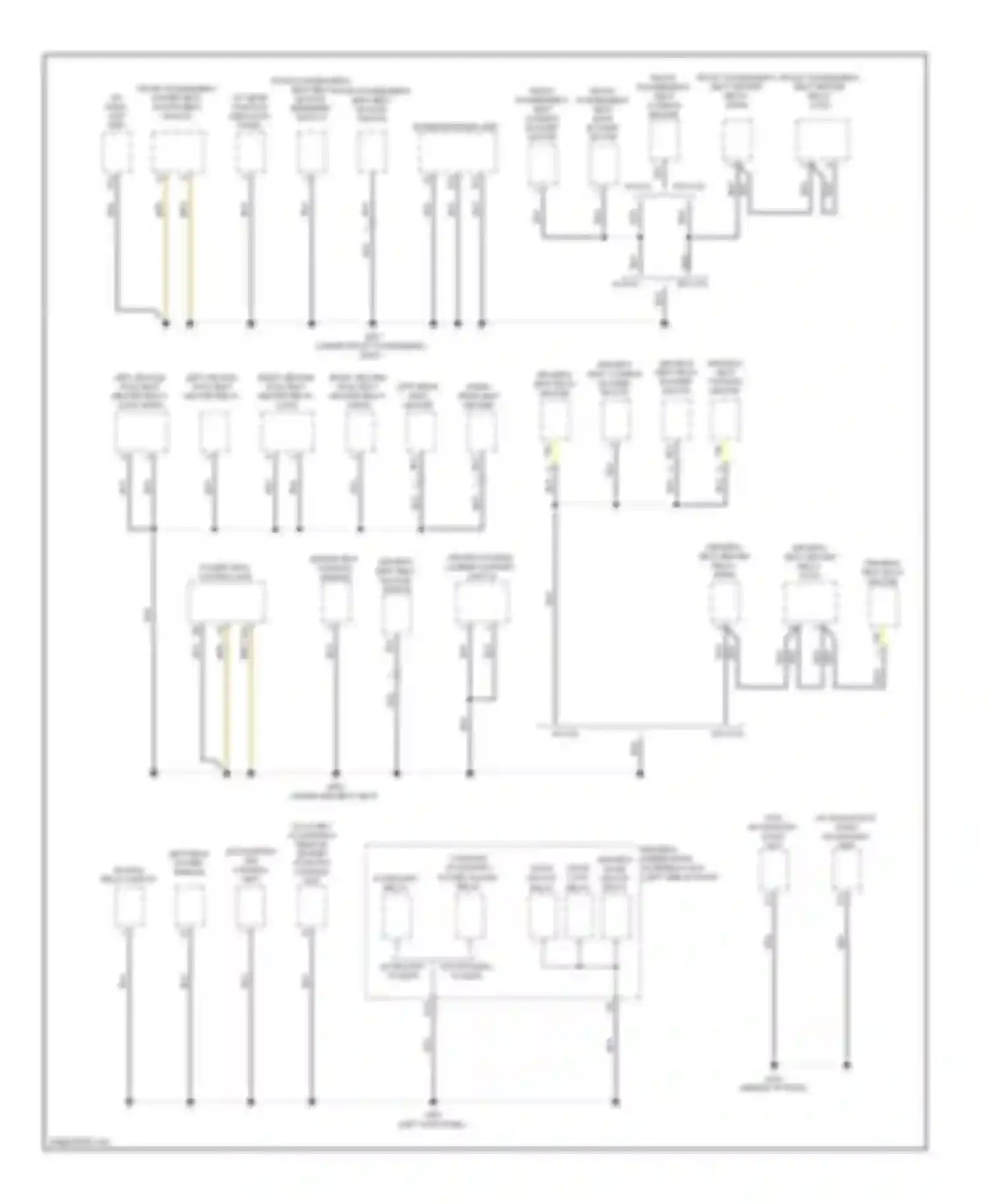 ZDX Acura I (2009-2013): Ground distribution circuit (4 of 5)