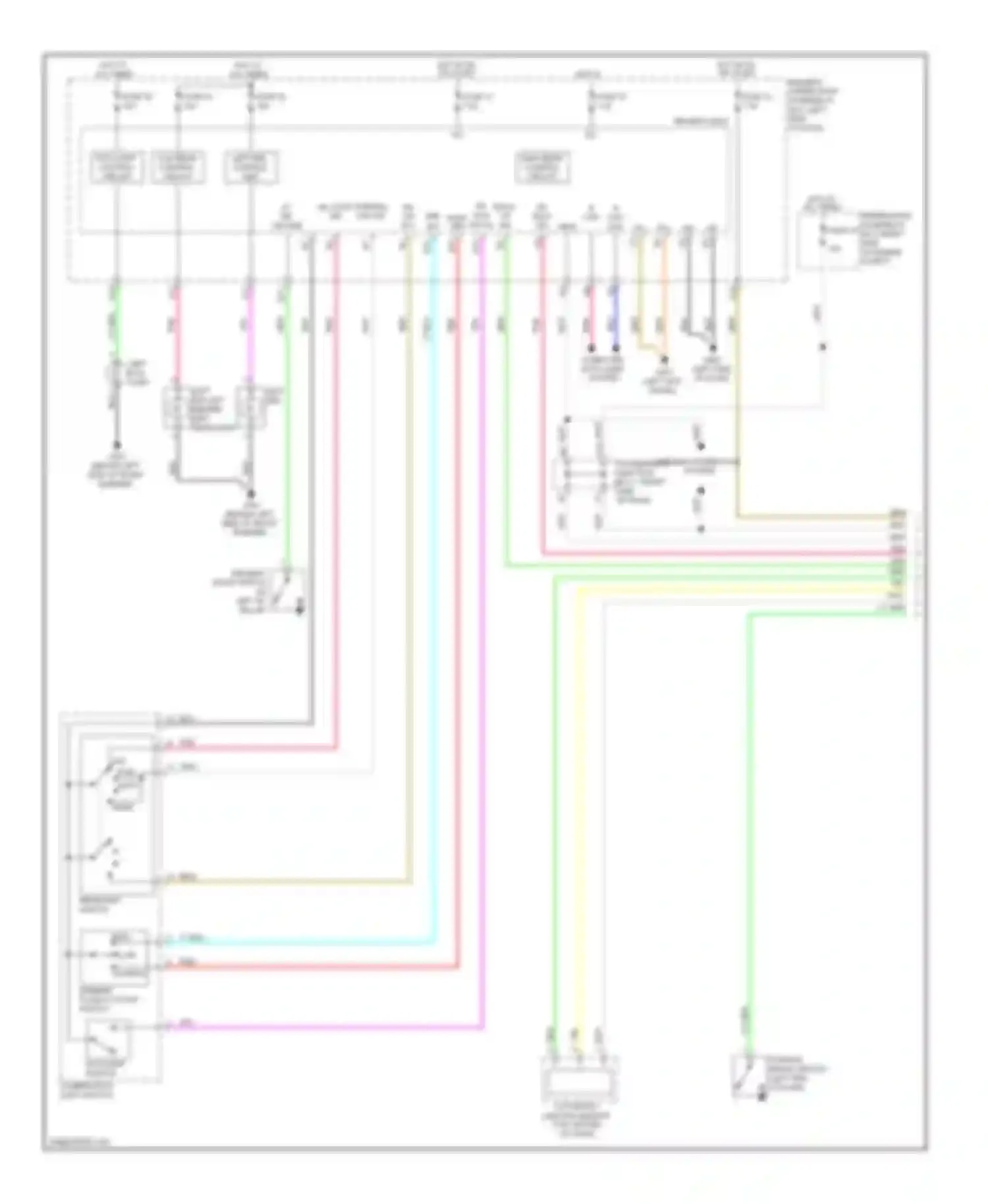 ZDX Acura I (2009-2013): Headlights circuit (1 of 2)