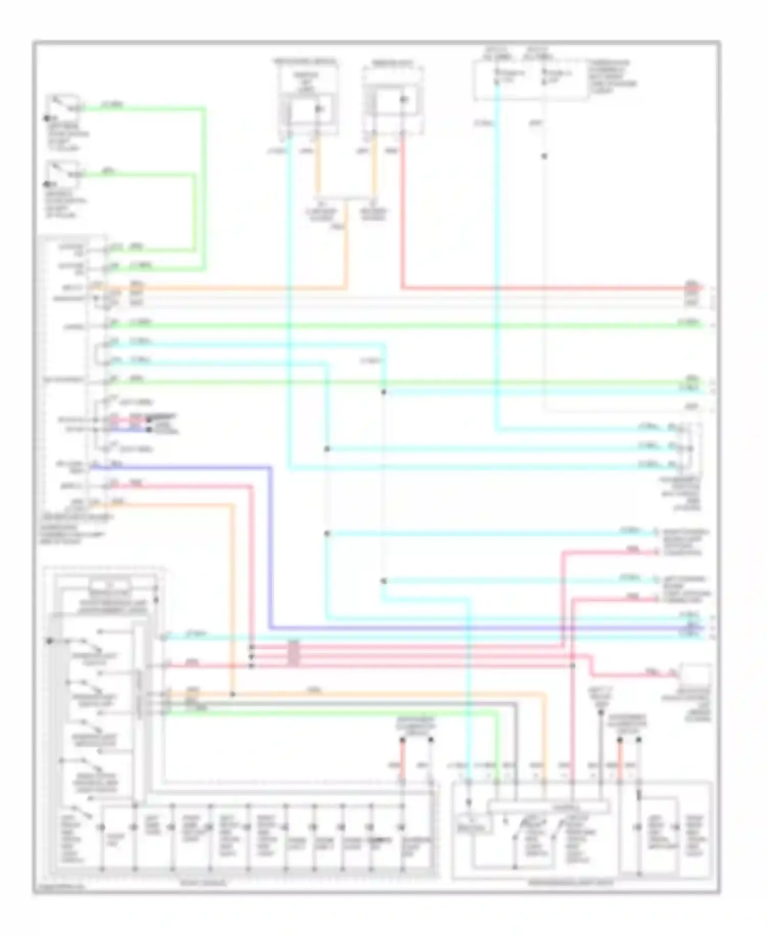 ZDX Acura I (2009-2013): Courtesy lamps circuit (1 of 2)