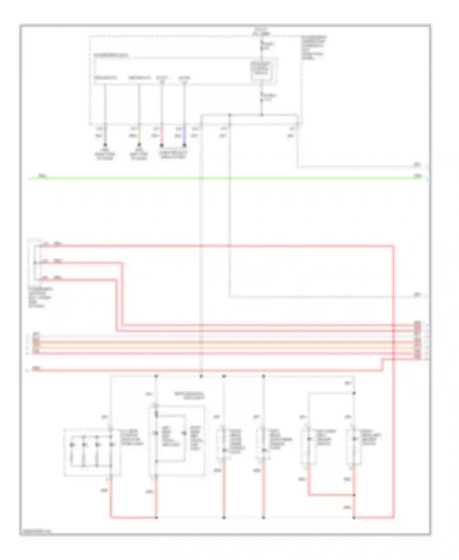 ZDX Acura I (2009-2013): Instrument illumination circuit (2 of 3)