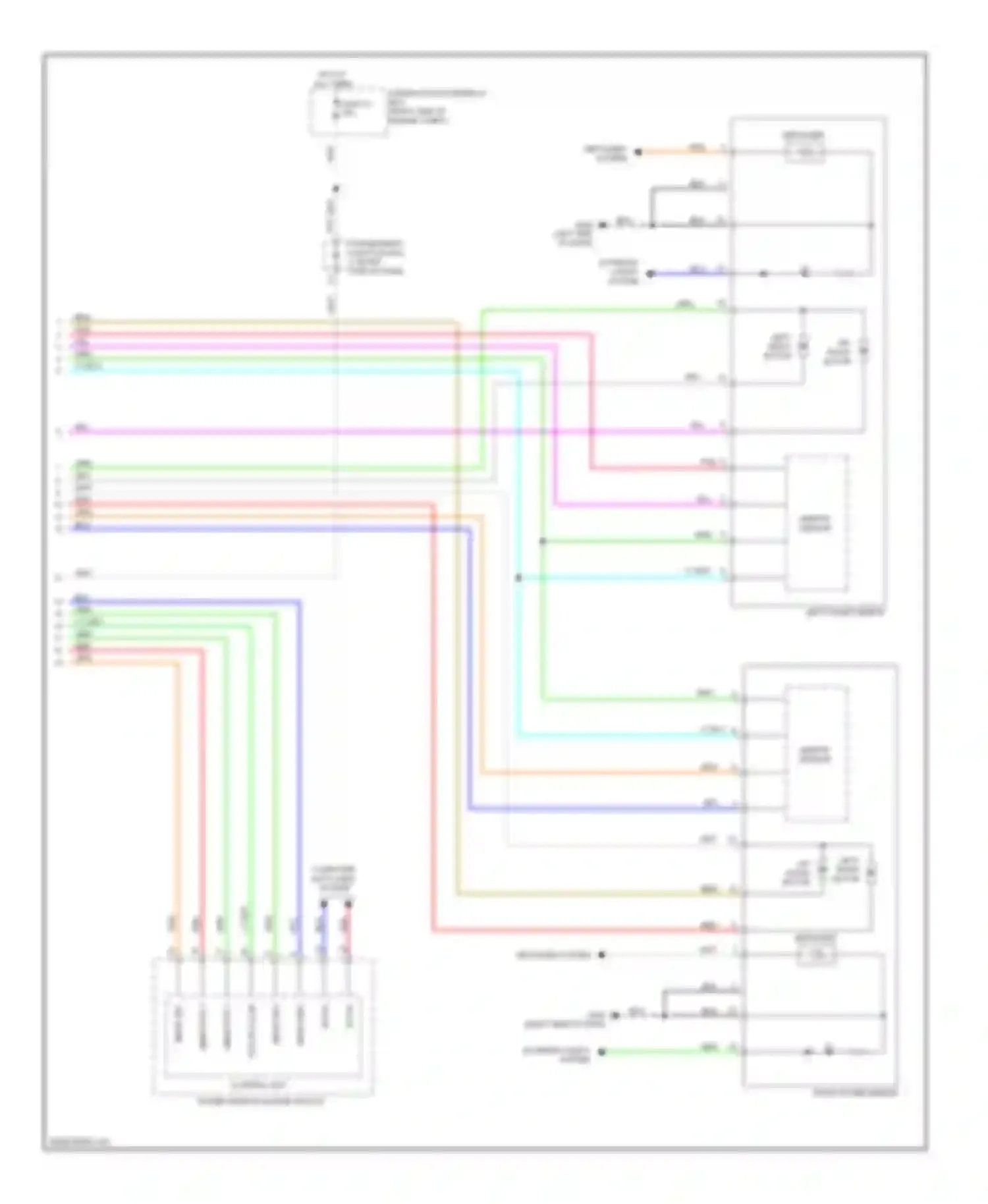 ZDX Acura I (2009-2013): Memory mirrors circuit (2 of 2)
