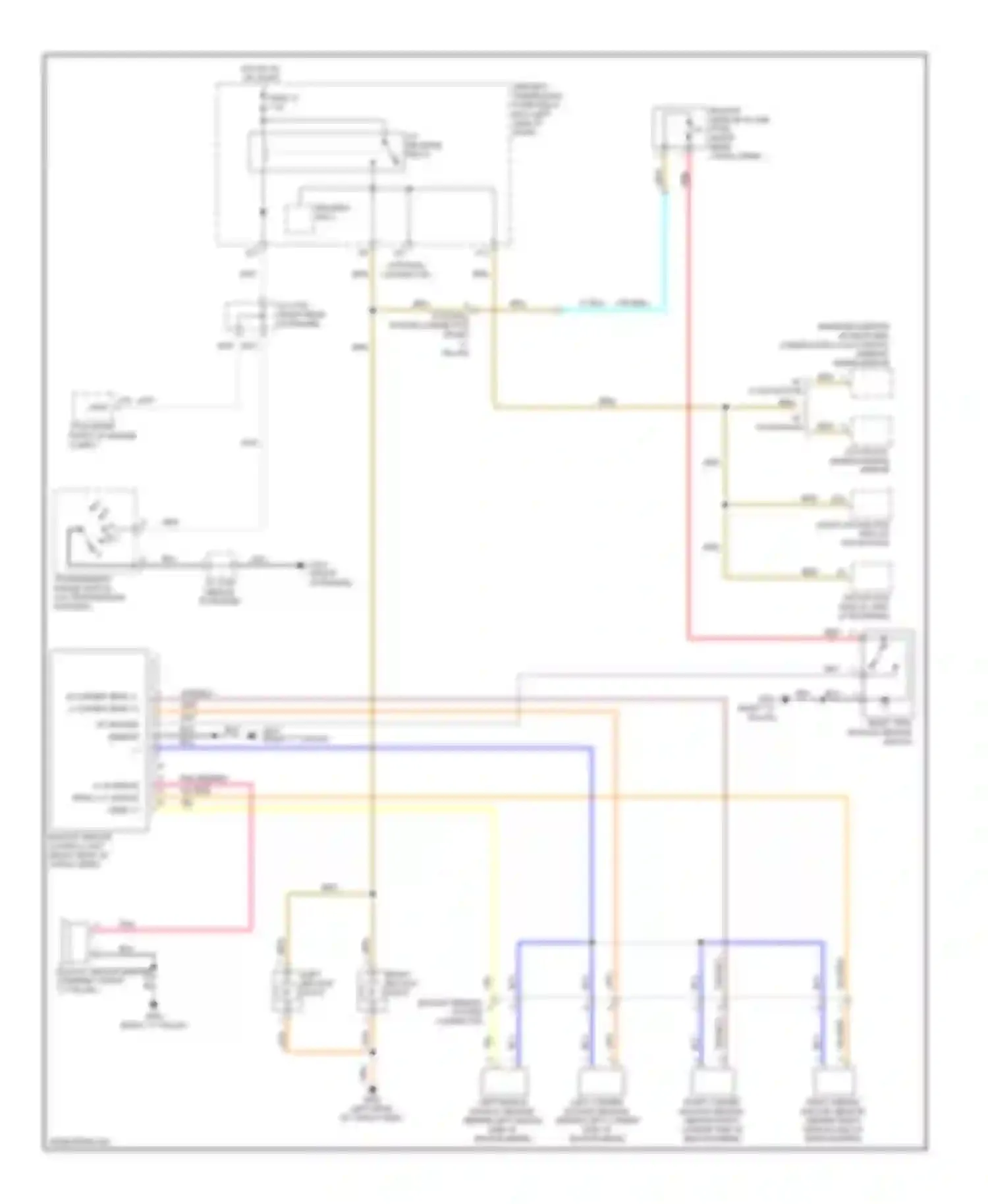 ZDX Acura I (2009-2013): Parking assistant circuit