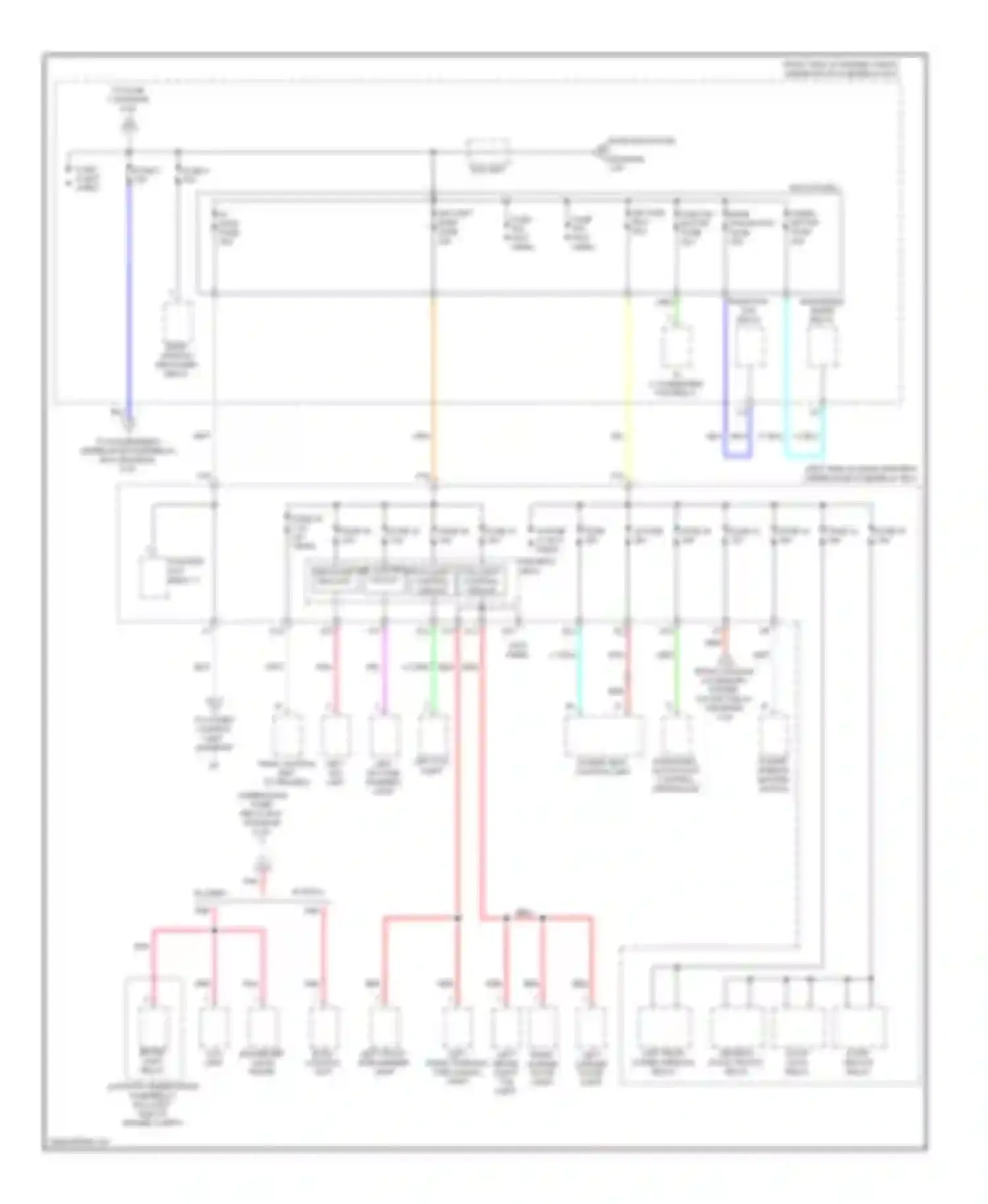 ZDX Acura I (2009-2013): Power distribution circuit, with keyless access (3 of 7)