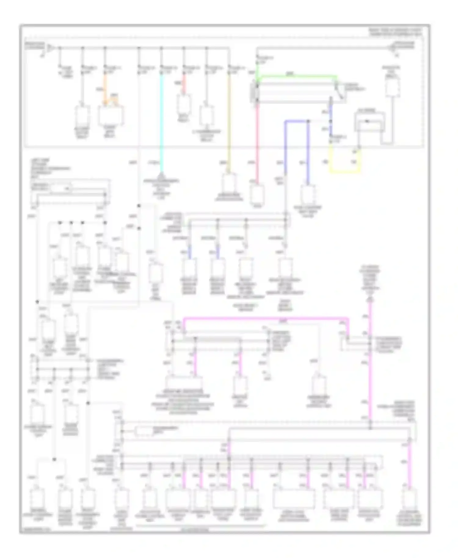 ZDX Acura I (2009-2013): Power distribution circuit, without keyless access (4 of 7)